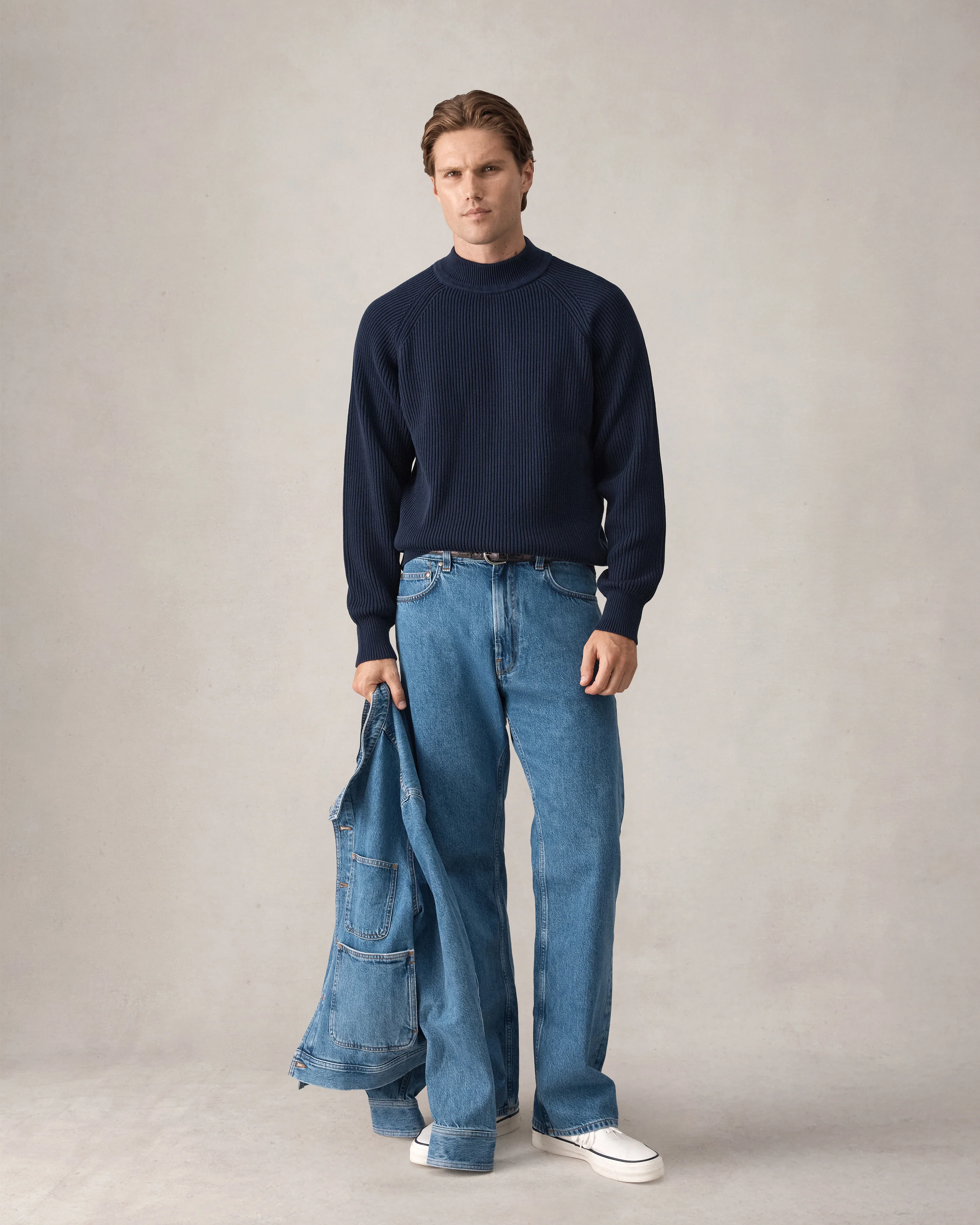 Cormac Knit - Navy - Image 10