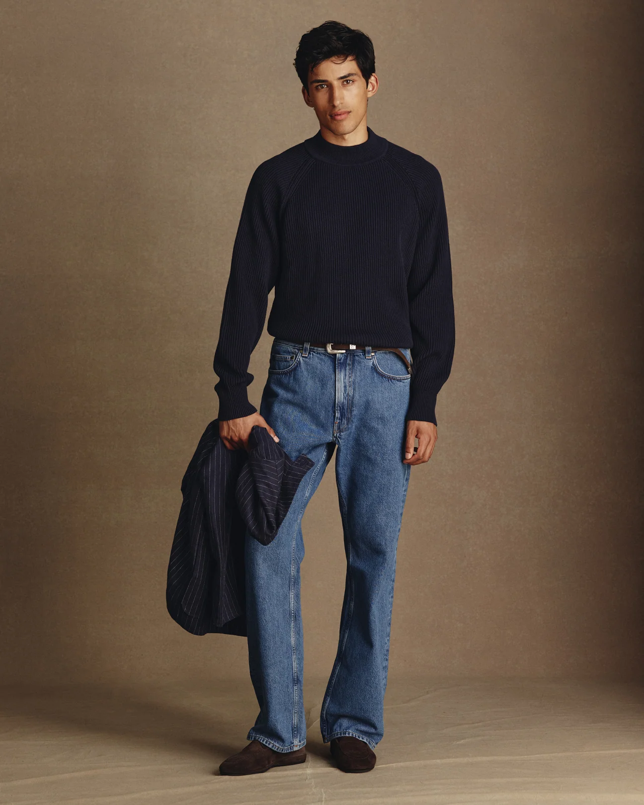 Cormac Knit - Navy - Image 4