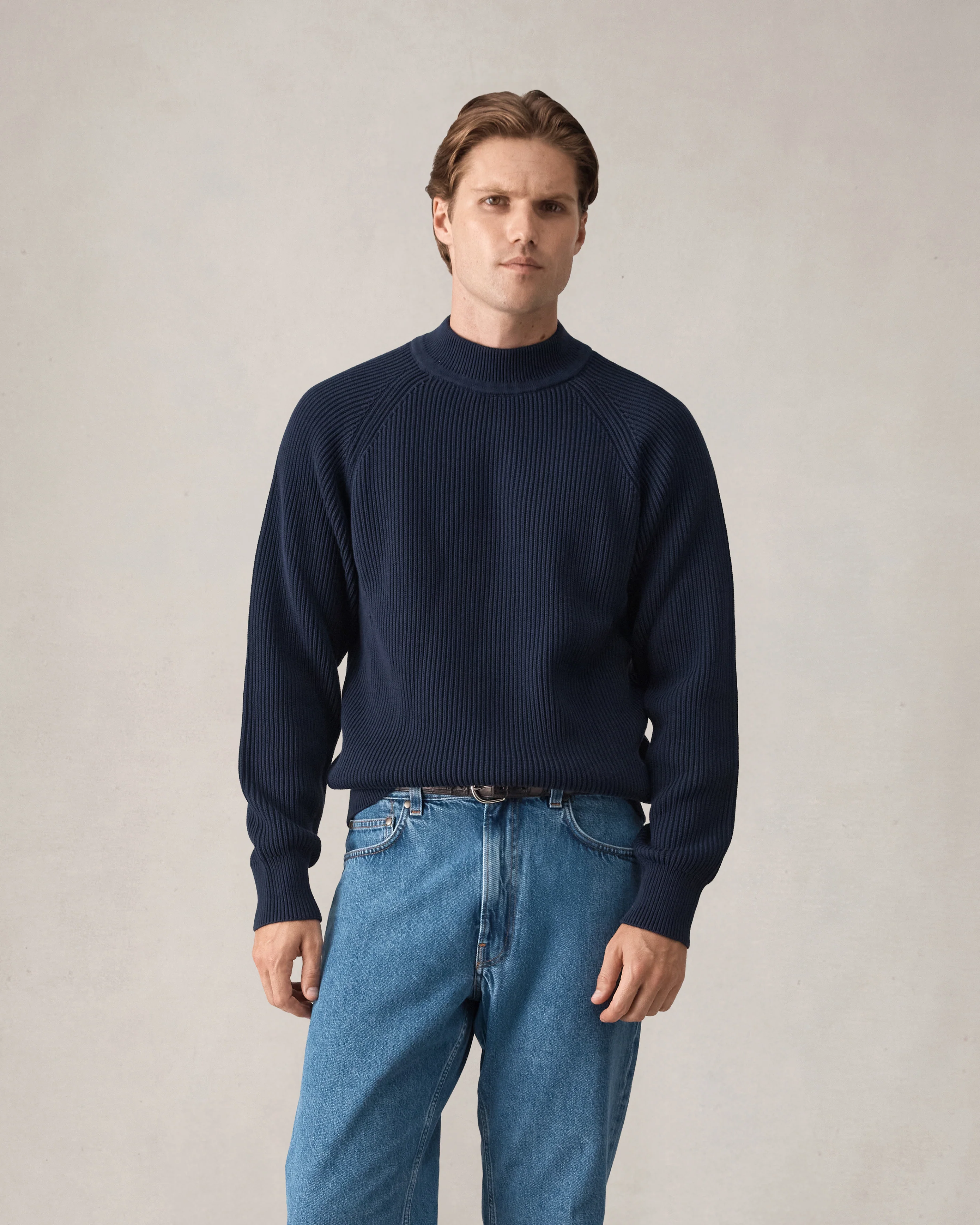 Cormac Knit - Navy - Image 5