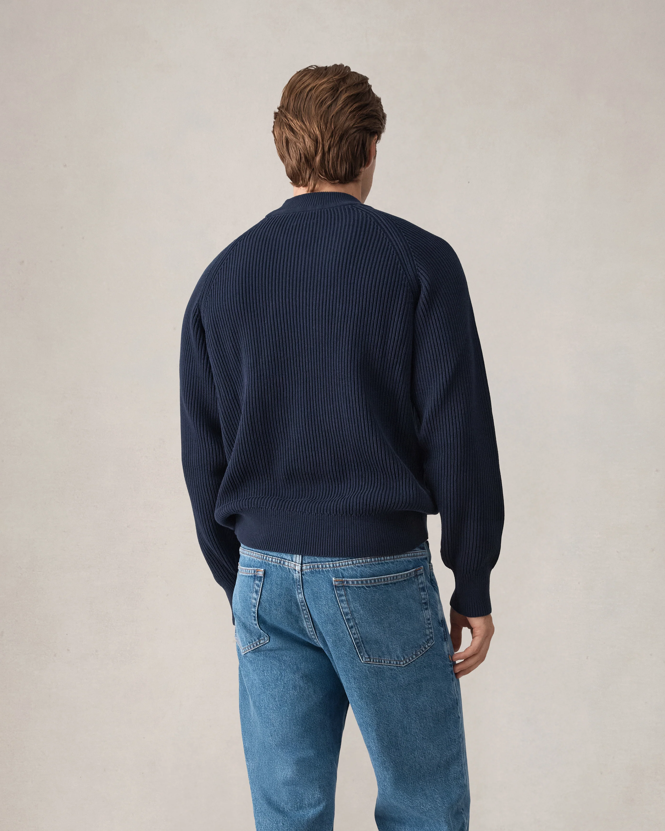 Cormac Knit - Navy - Image 9