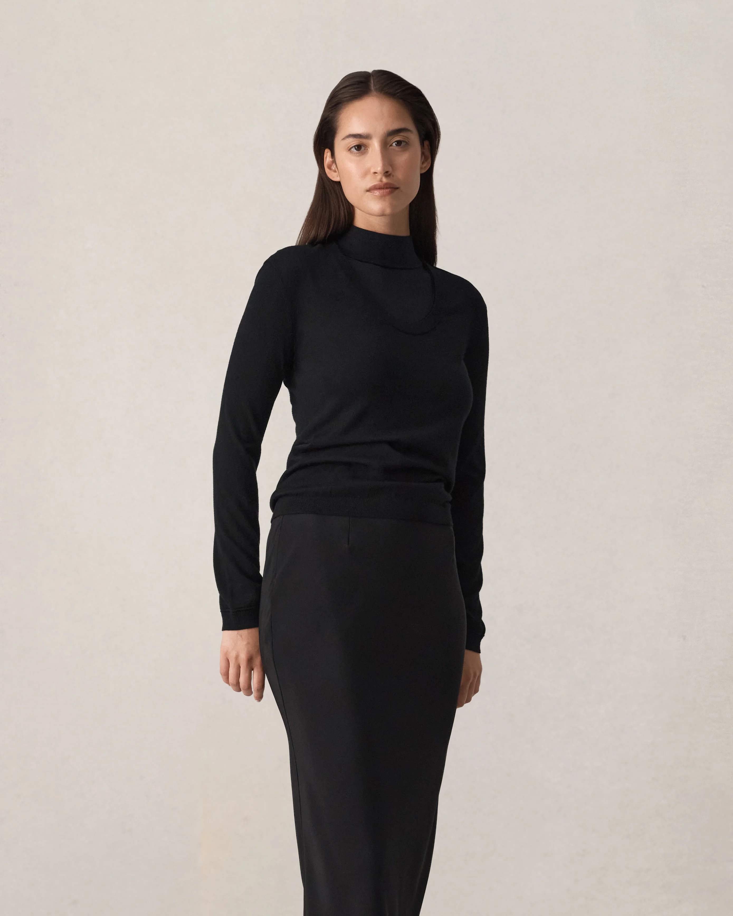 Daisy Merino Knit - Black - Image 5