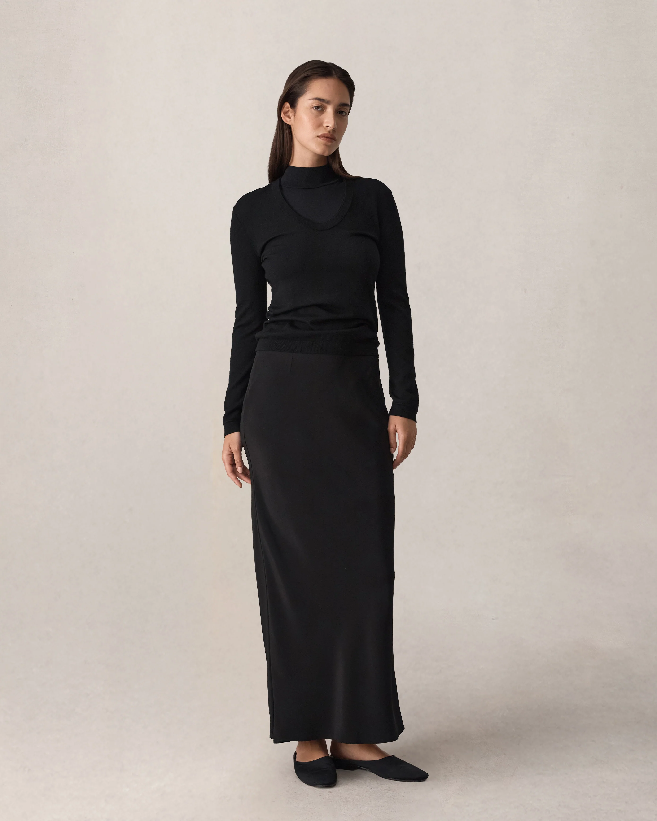 Daisy Merino Knit - Black - Image 6