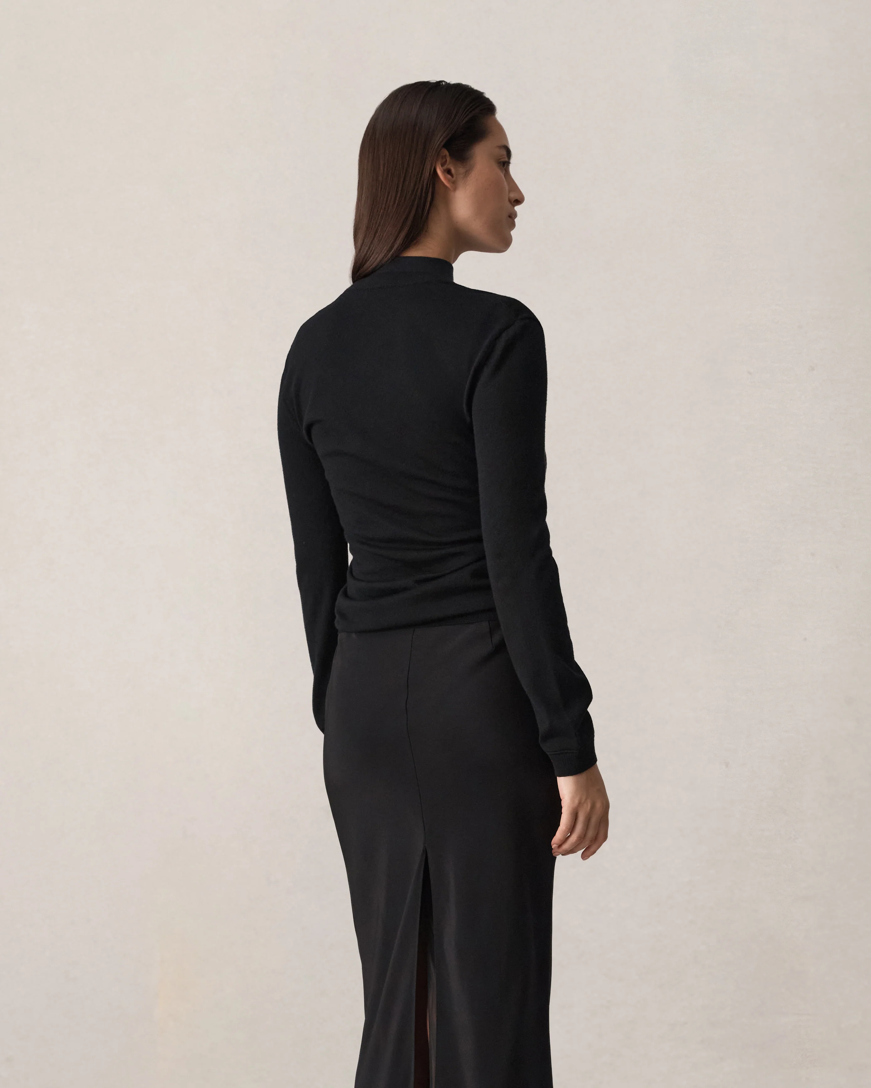 Daisy Merino Knit - Black - Image 7