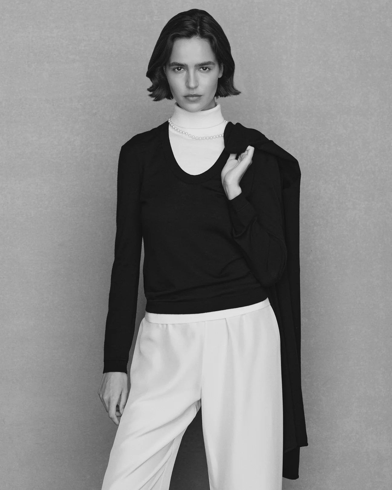Daisy Merino Knit - Black - Image 9