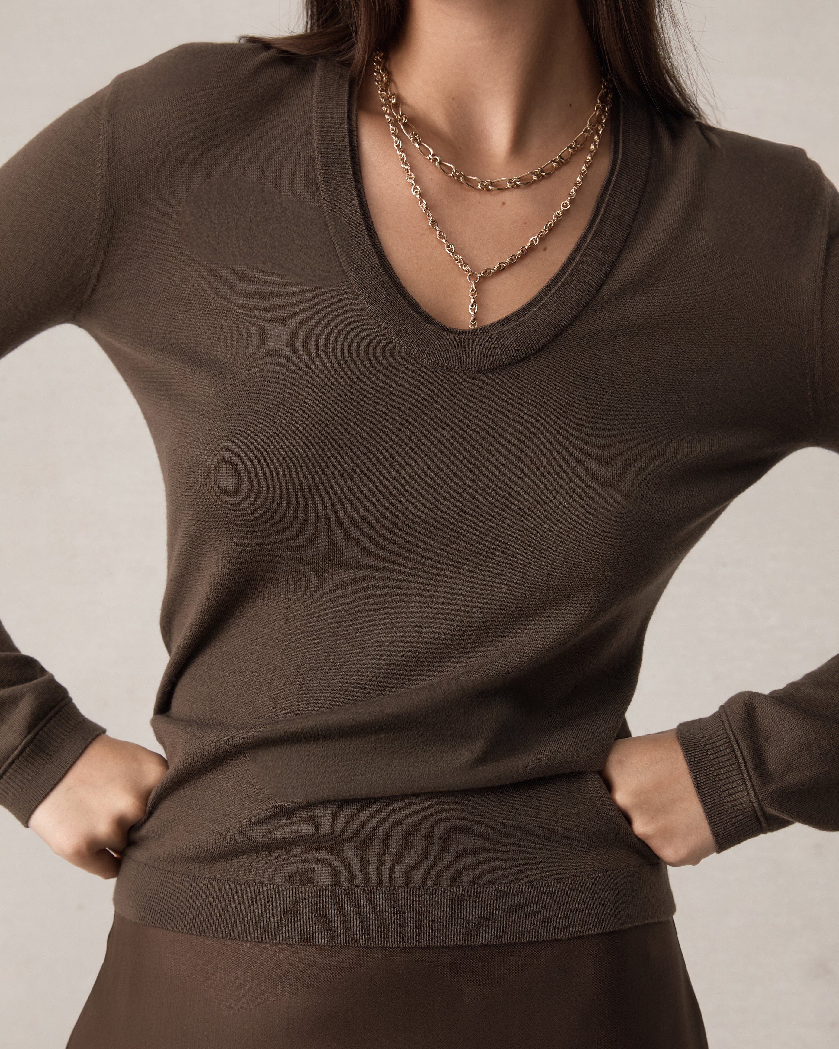 Daisy Merino Knit - Moss - Image 4