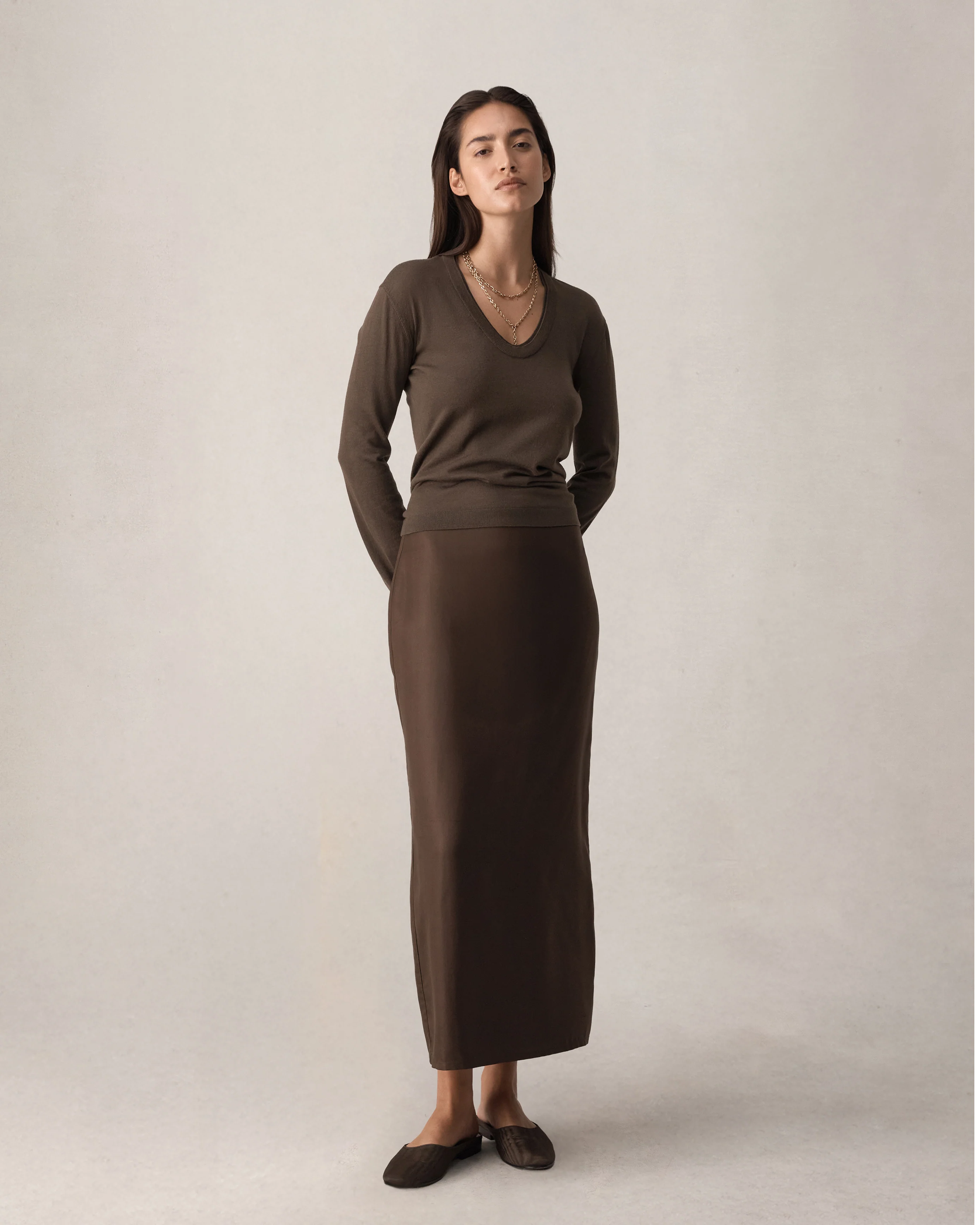 Daisy Merino Knit - Moss - Image 5