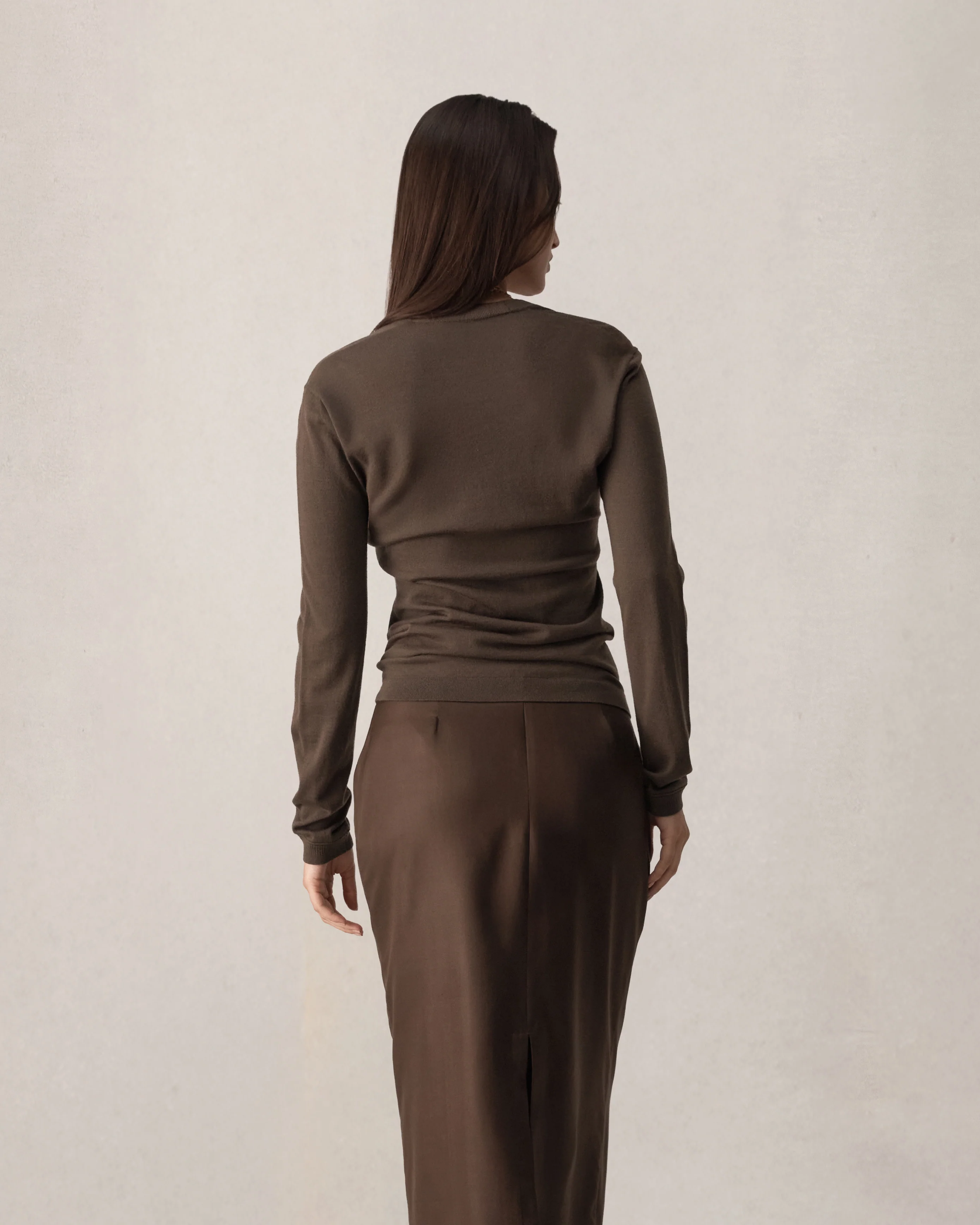 Daisy Merino Knit - Moss - Image 7