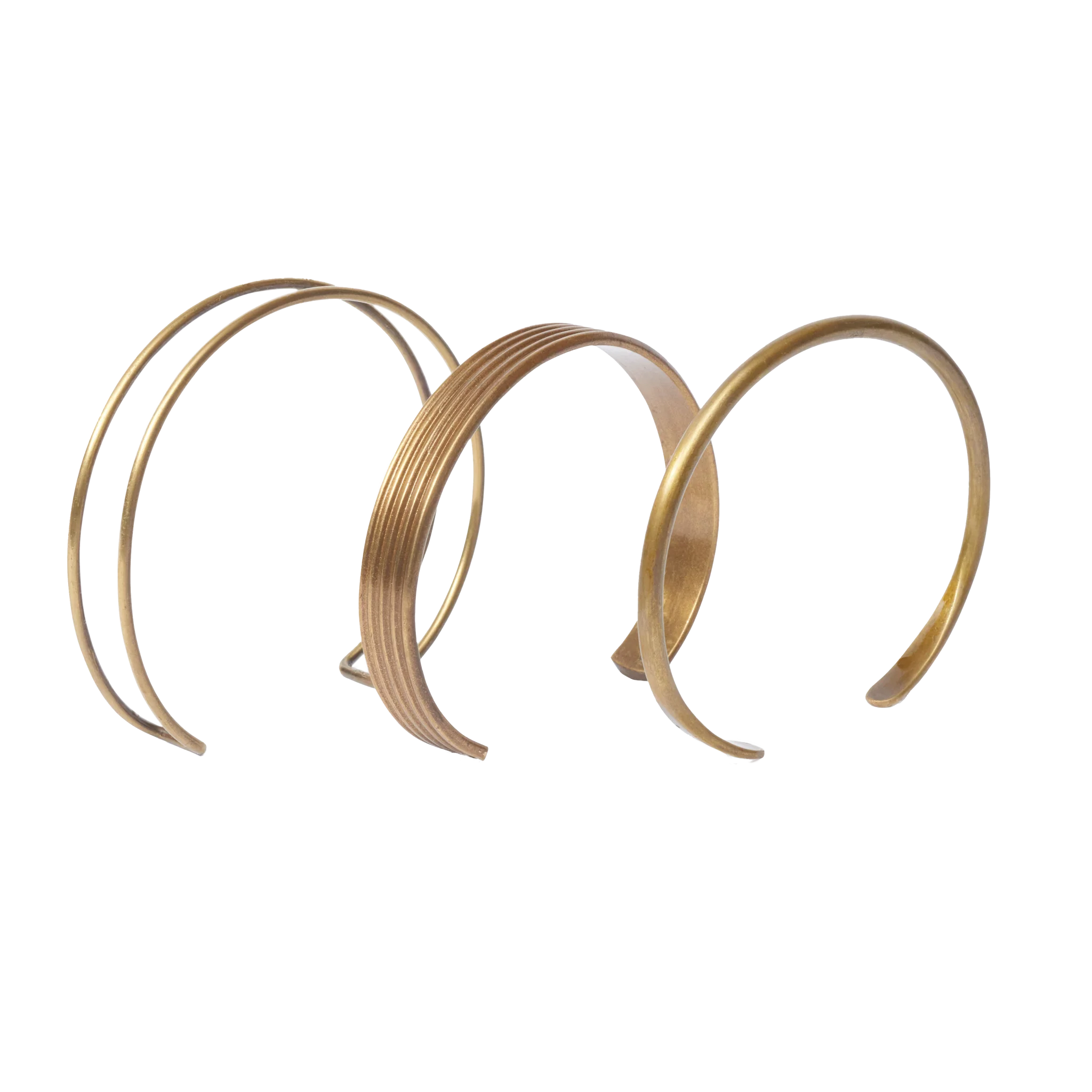 Double Brass Bracelet - Image 3