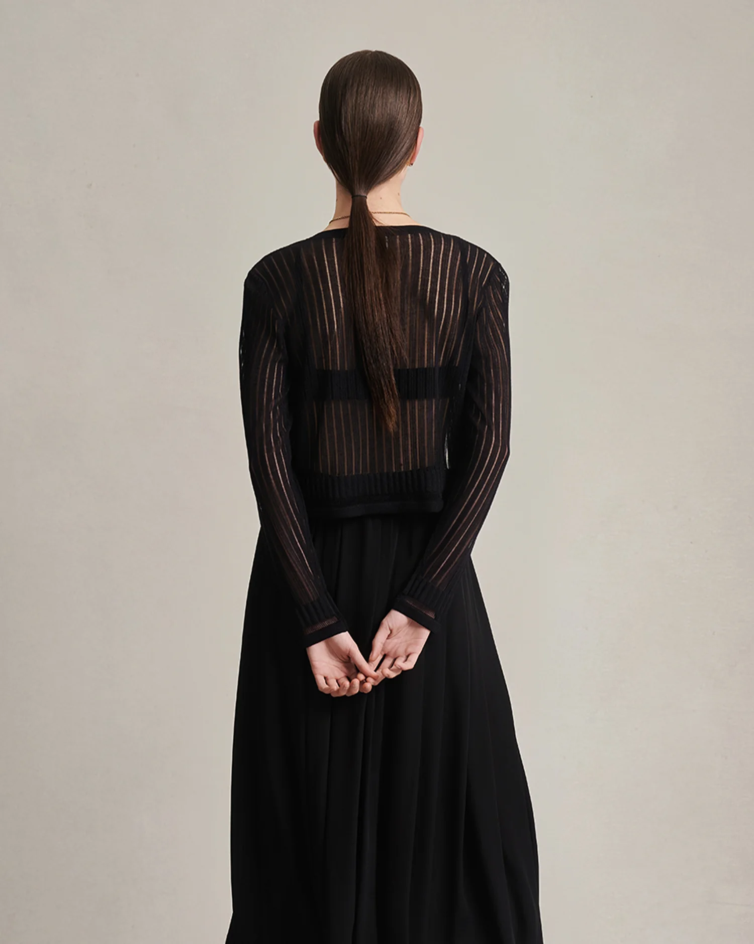 Edie Cardigan - Black - Image 4
