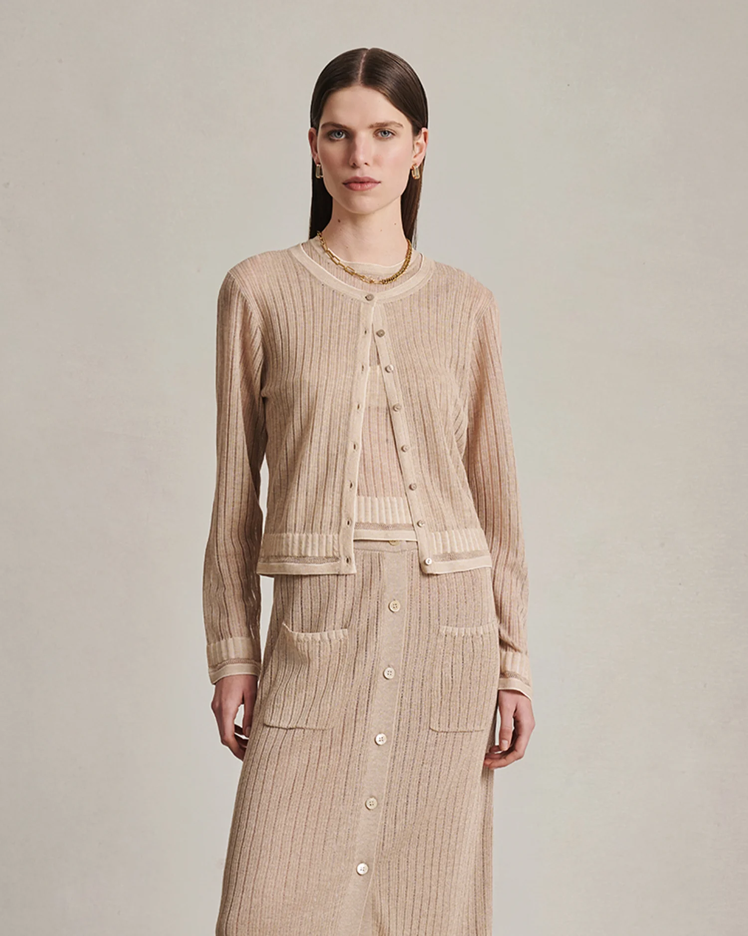 Edie Cardigan - Oat