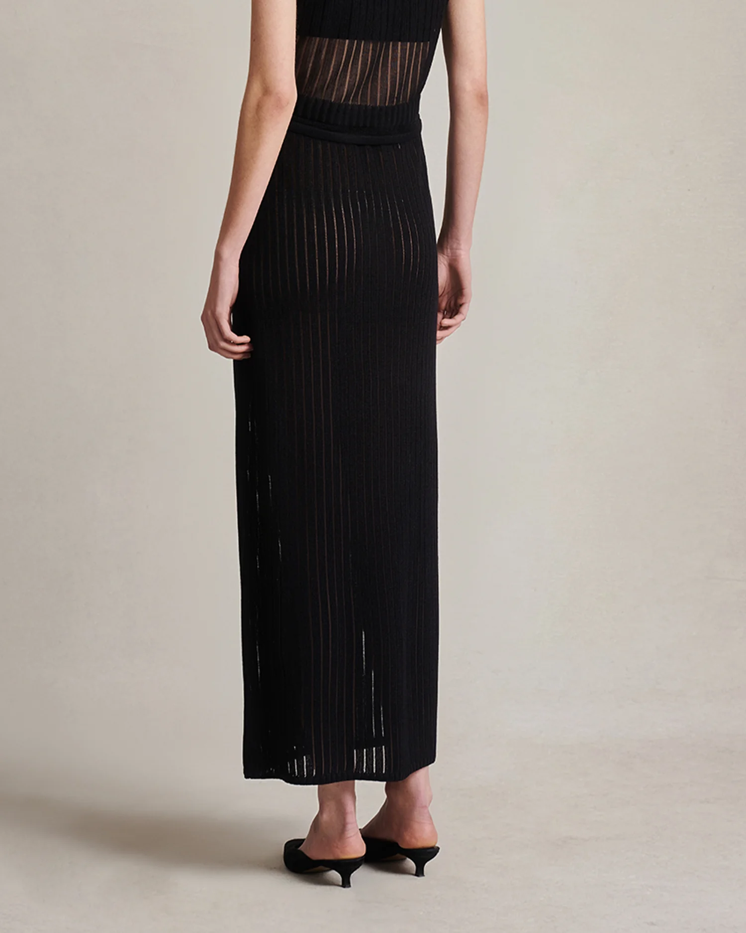 Edie Skirt - Black - Image 4