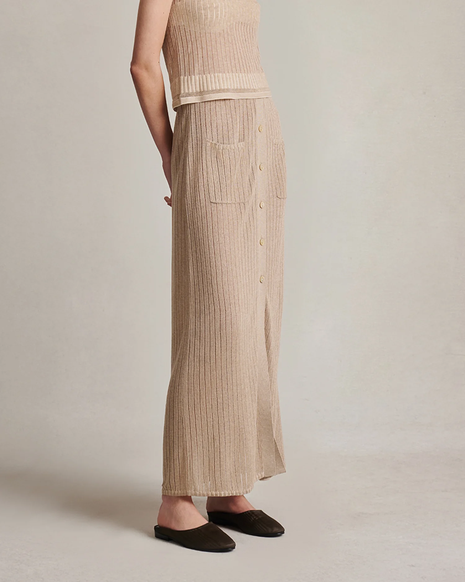 Edie Skirt - Oat - Image 3
