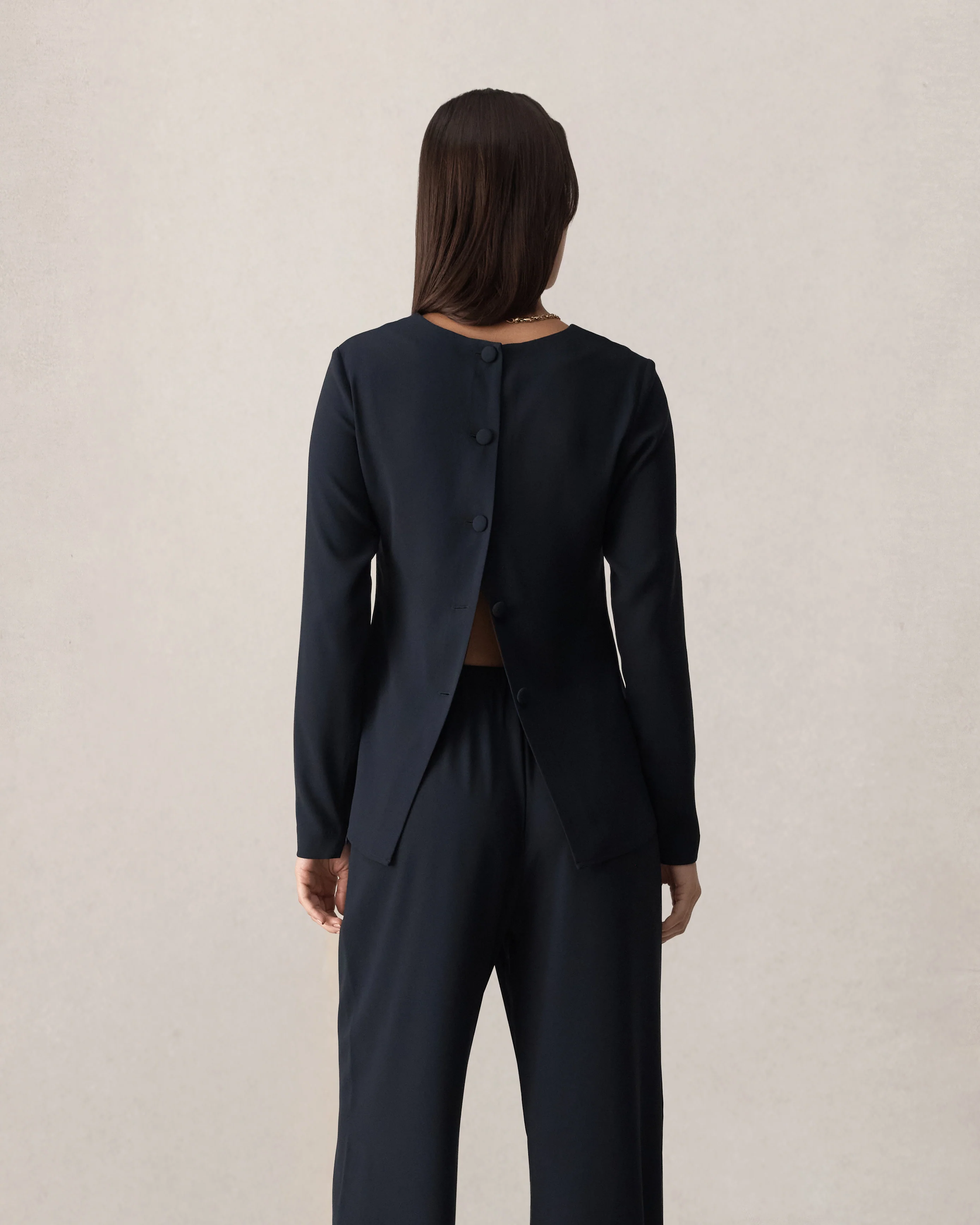 Eliza Top - Navy - Image 6