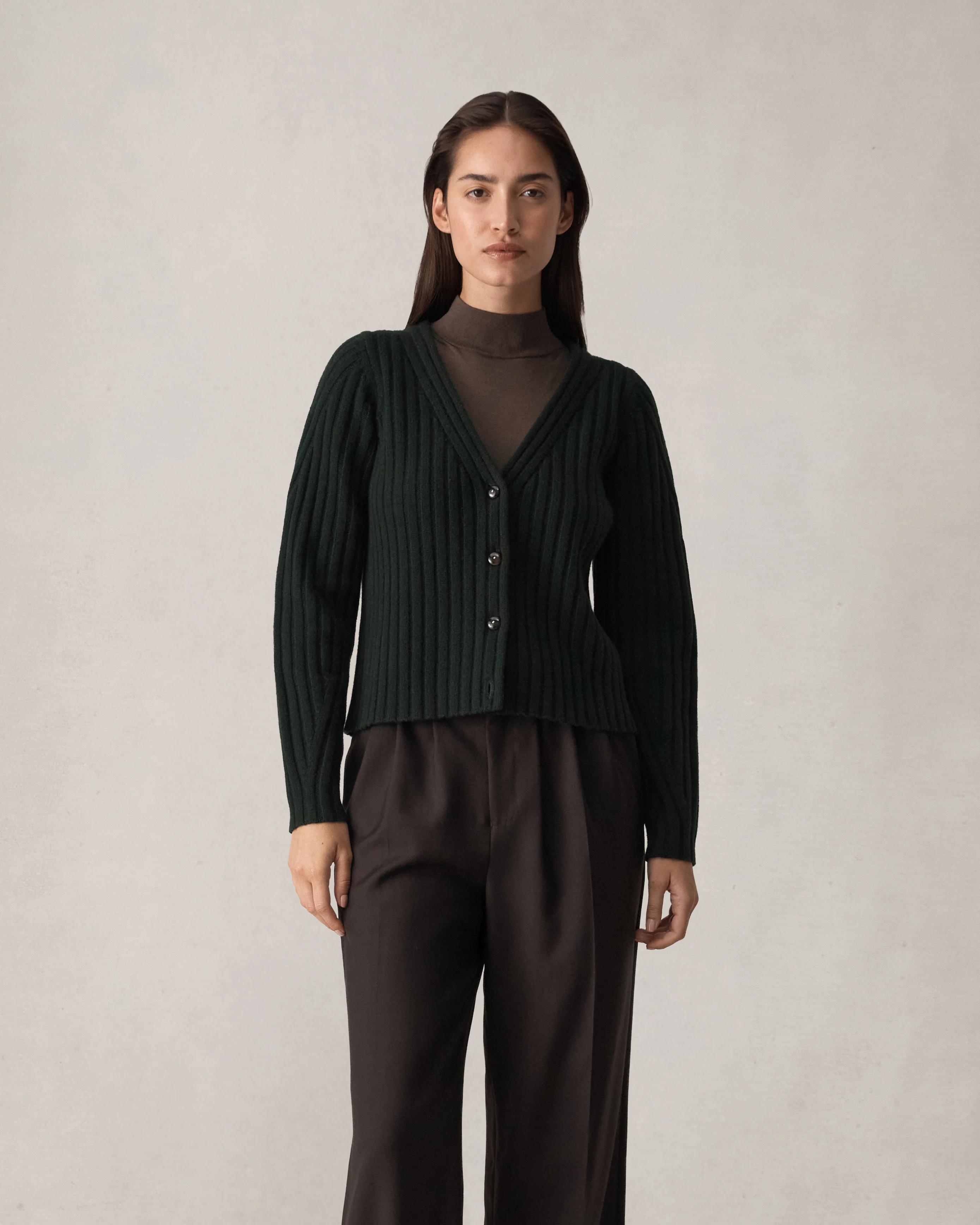 Eloise Cardigan - Forest Green - Image 4
