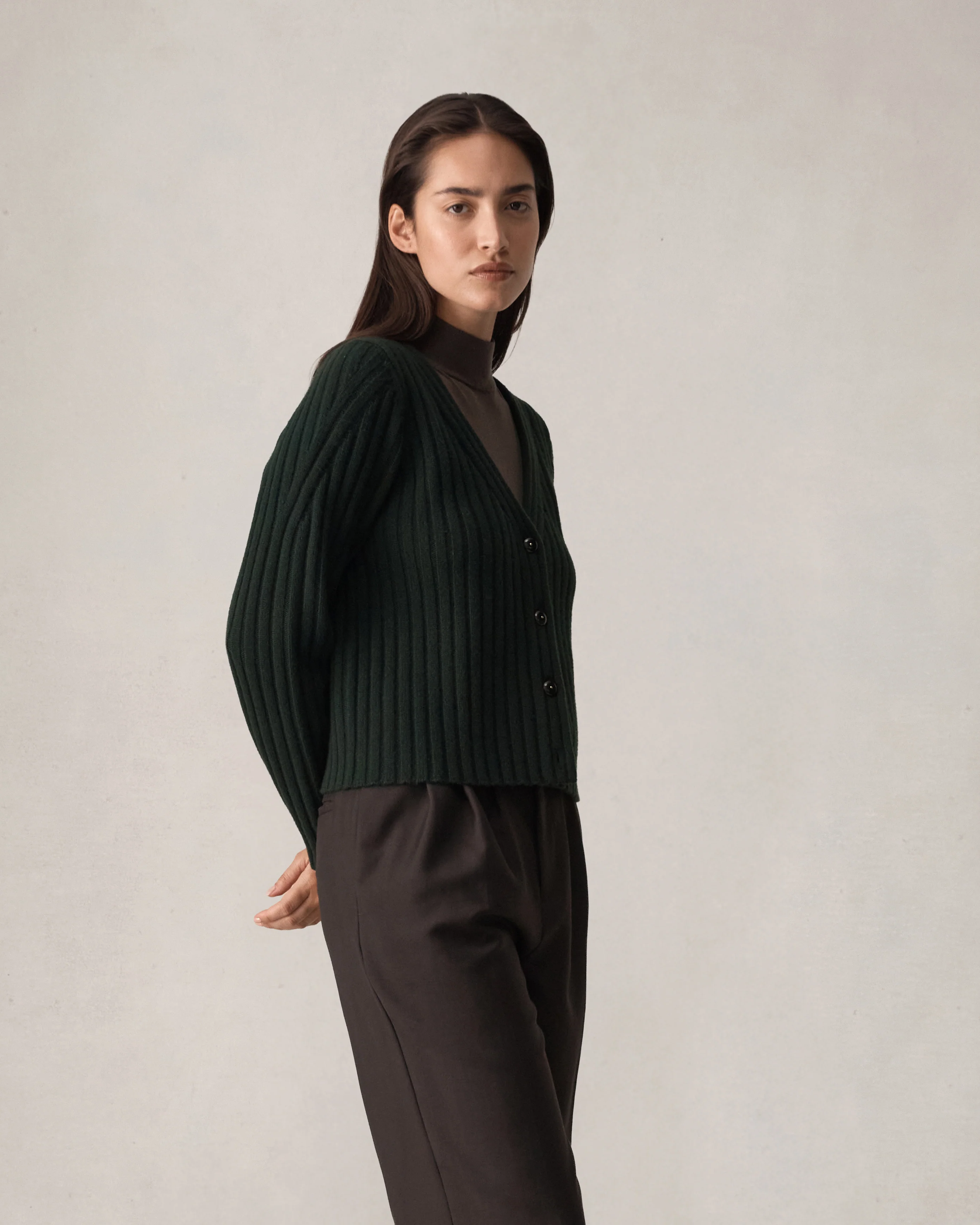 Eloise Cardigan - Forest Green - Image 7