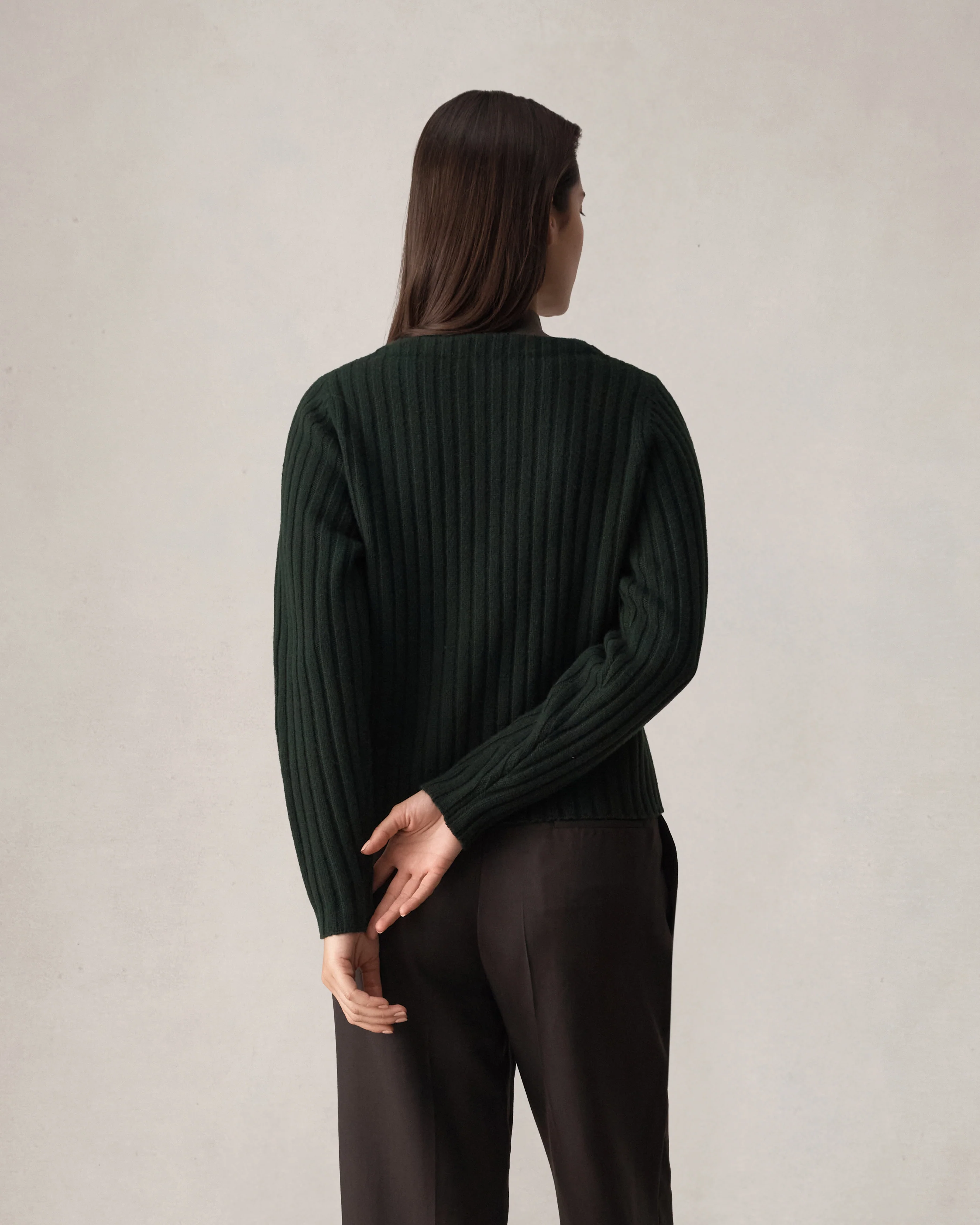 Eloise Cardigan - Forest Green - Image 8