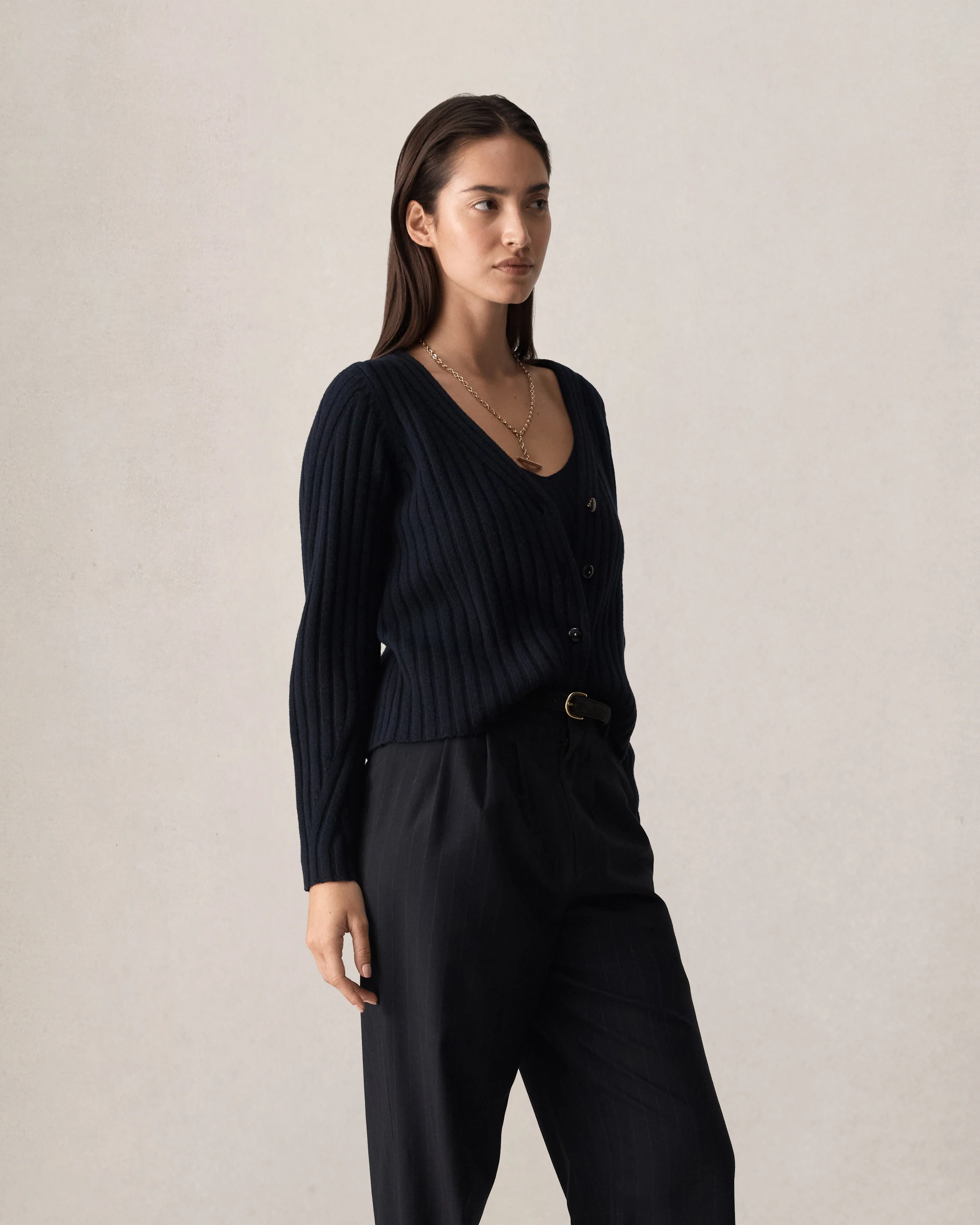 Eloise Cardigan - Navy - Image 6
