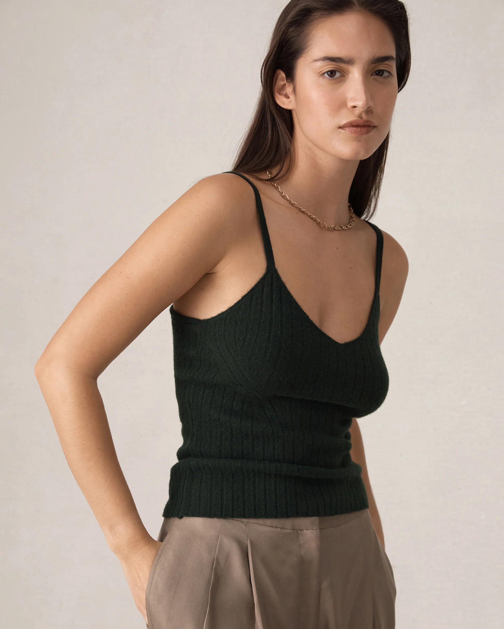 Eloise Tank - Forest Green - Image 4