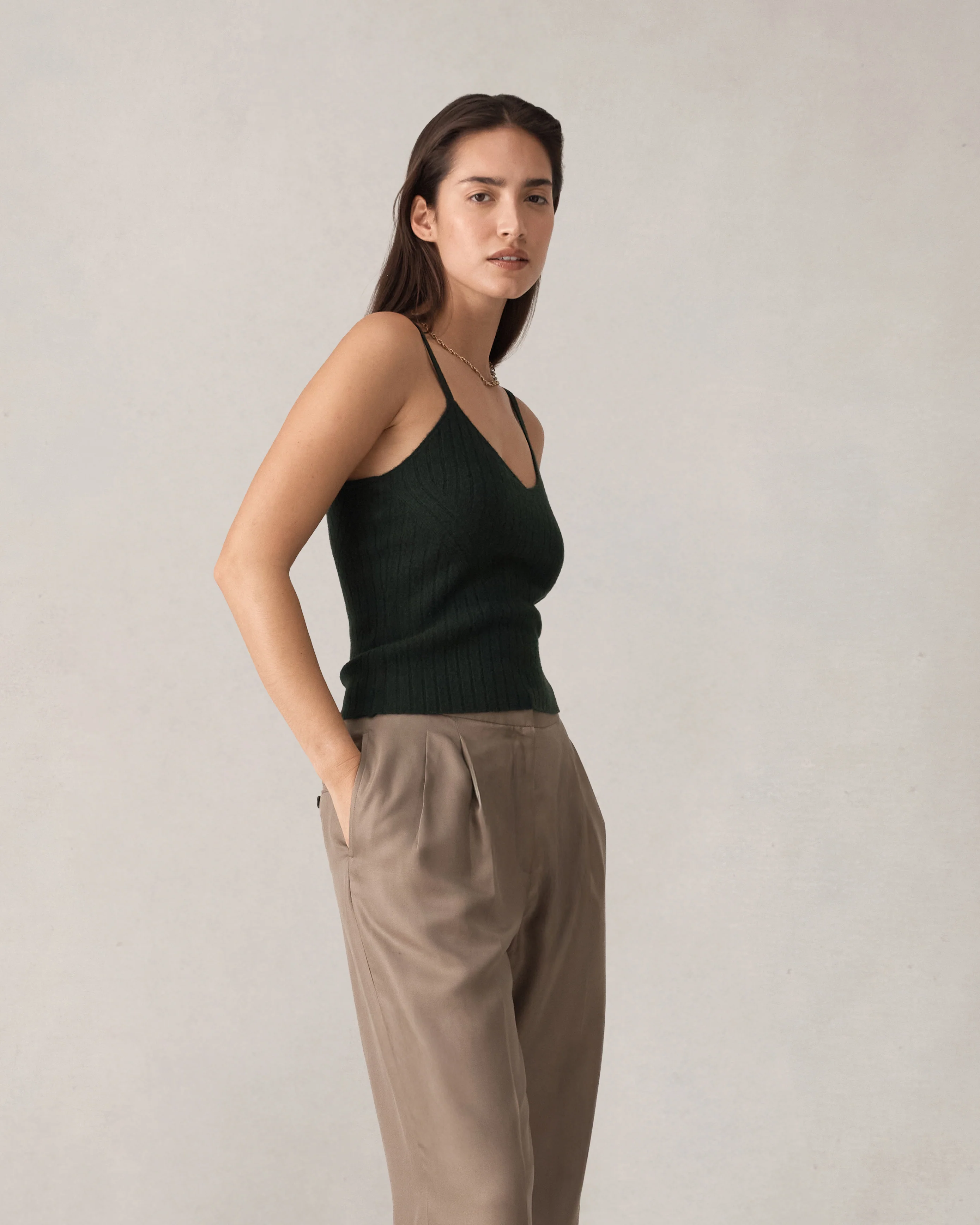 Eloise Tank - Forest Green - Image 6