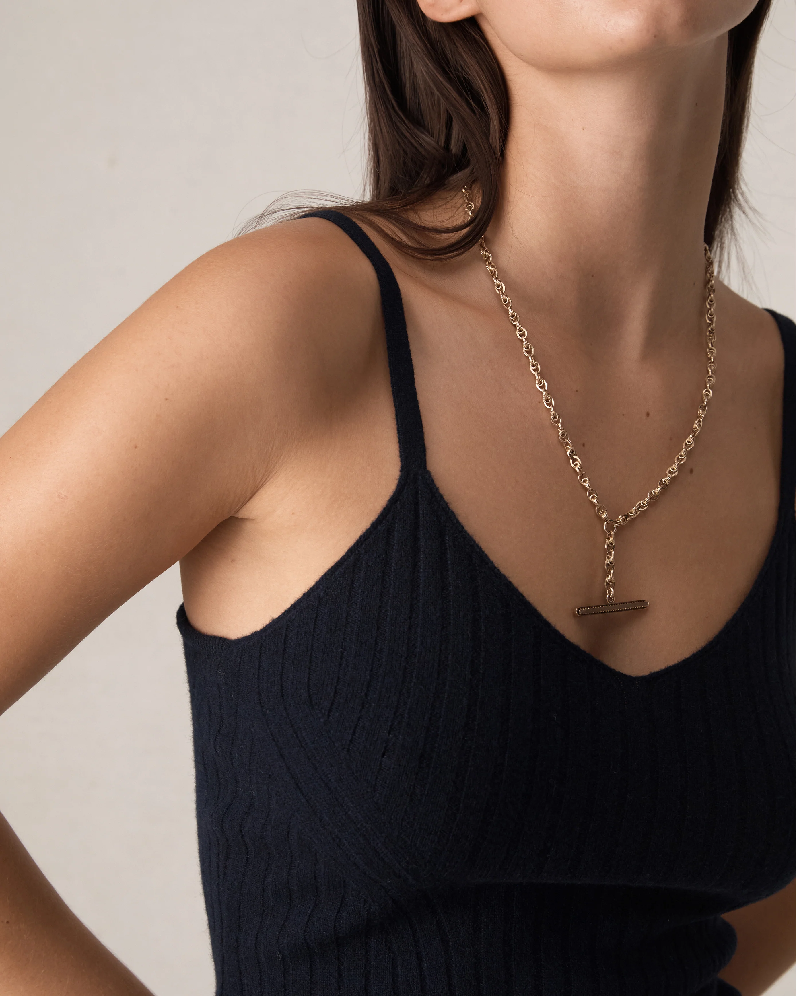Eloise Tank - Navy - Image 4