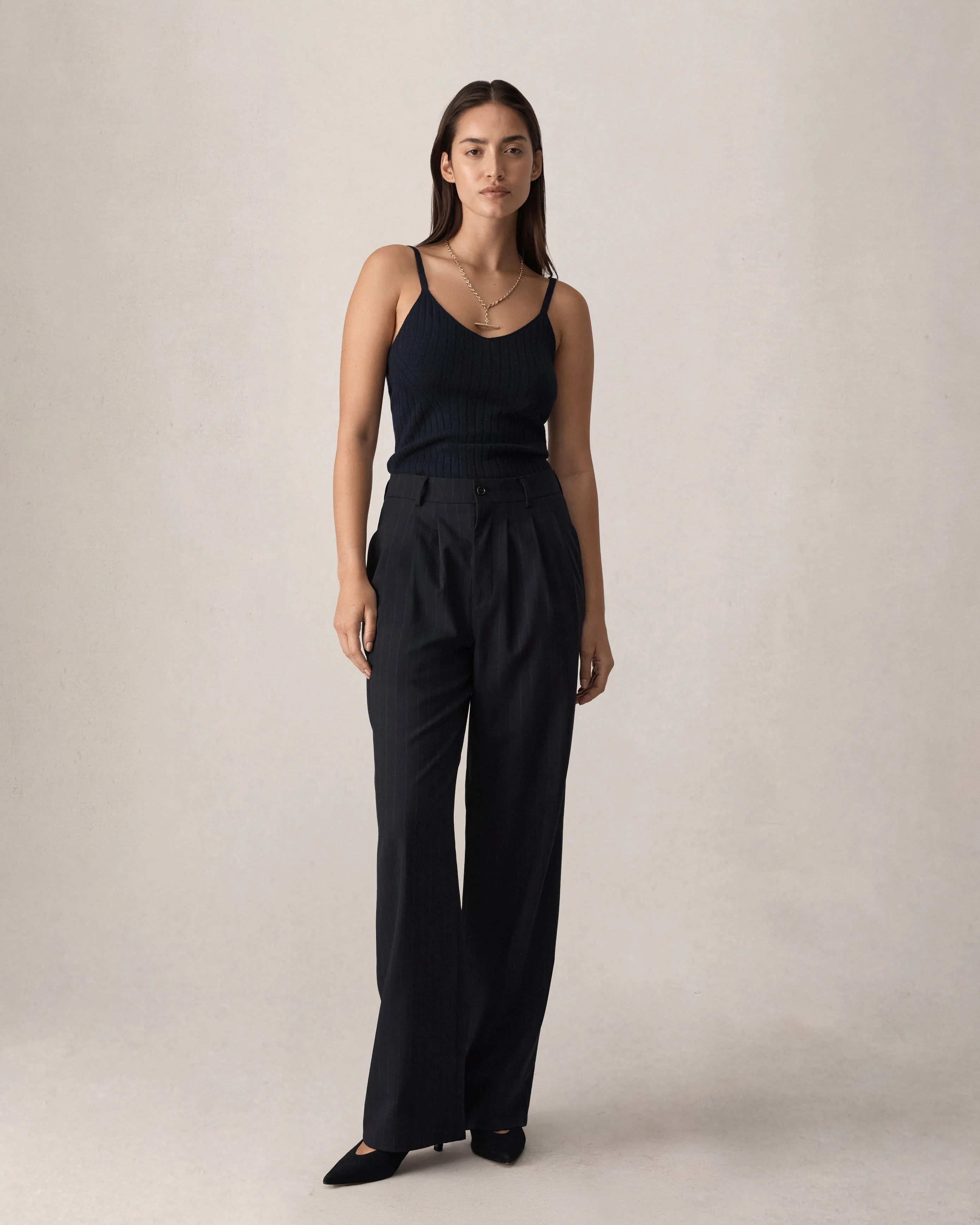 Eloise Tank - Navy - Image 5