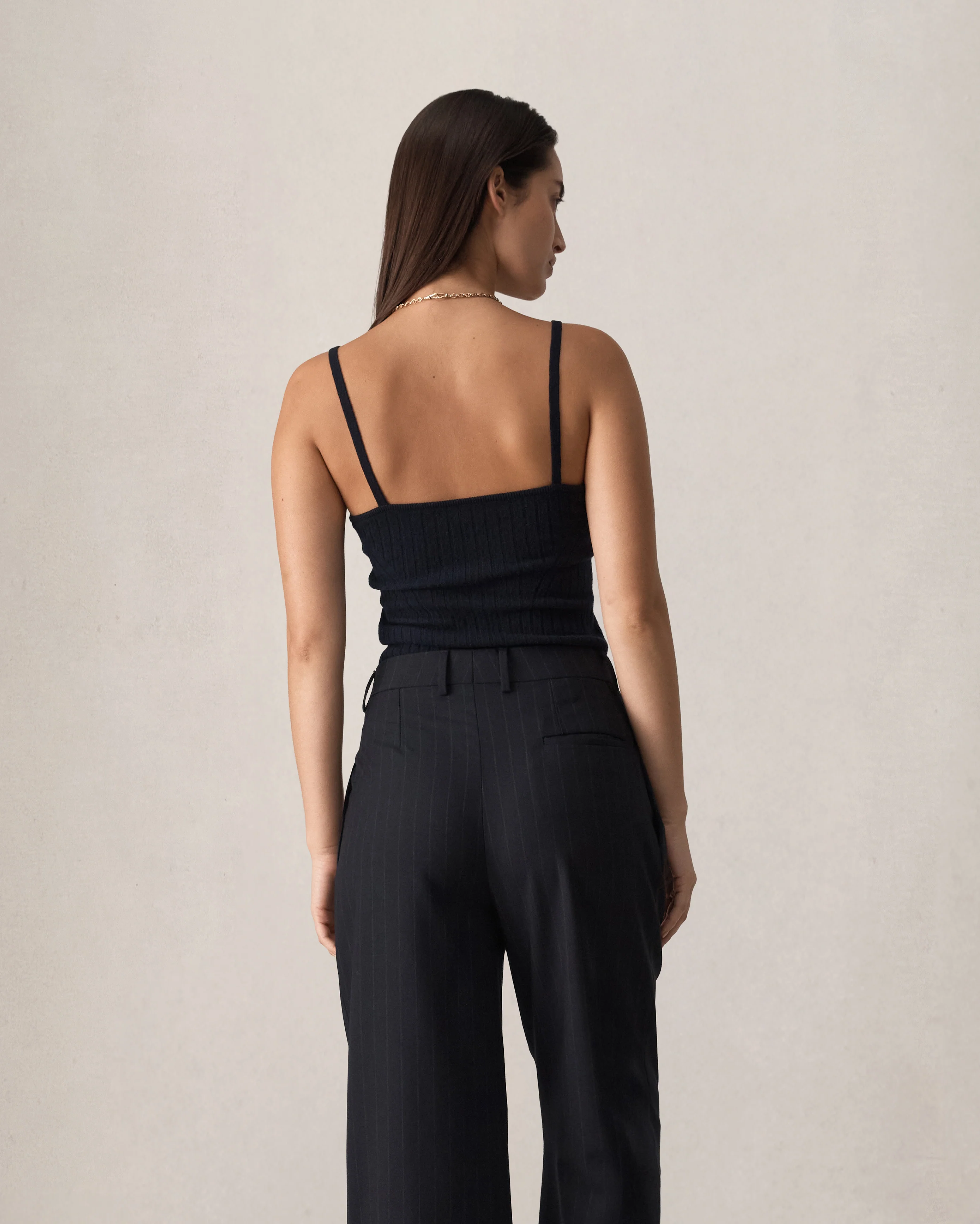 Eloise Tank - Navy - Image 7