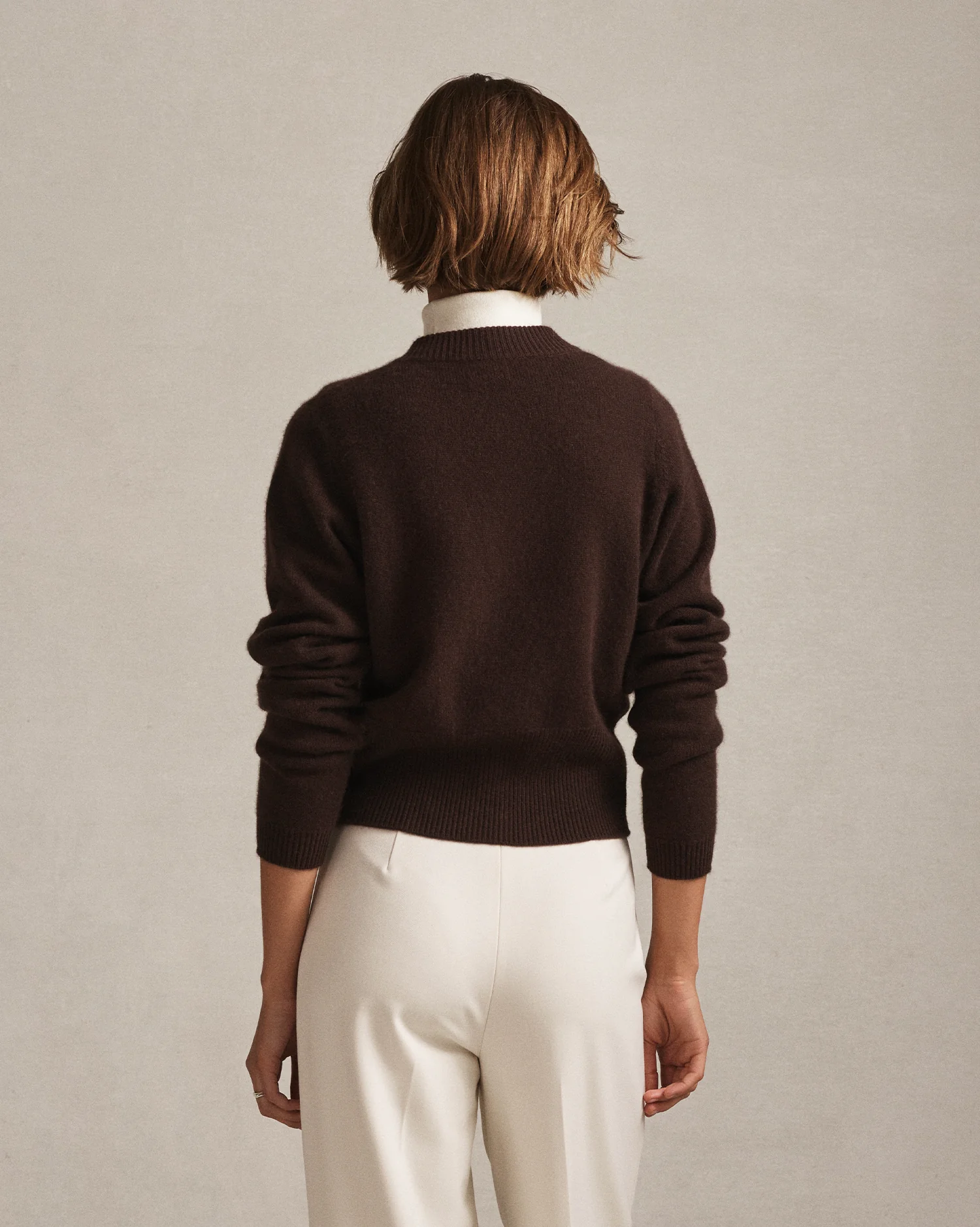 Emily Cardigan - Chocolate - Image 4