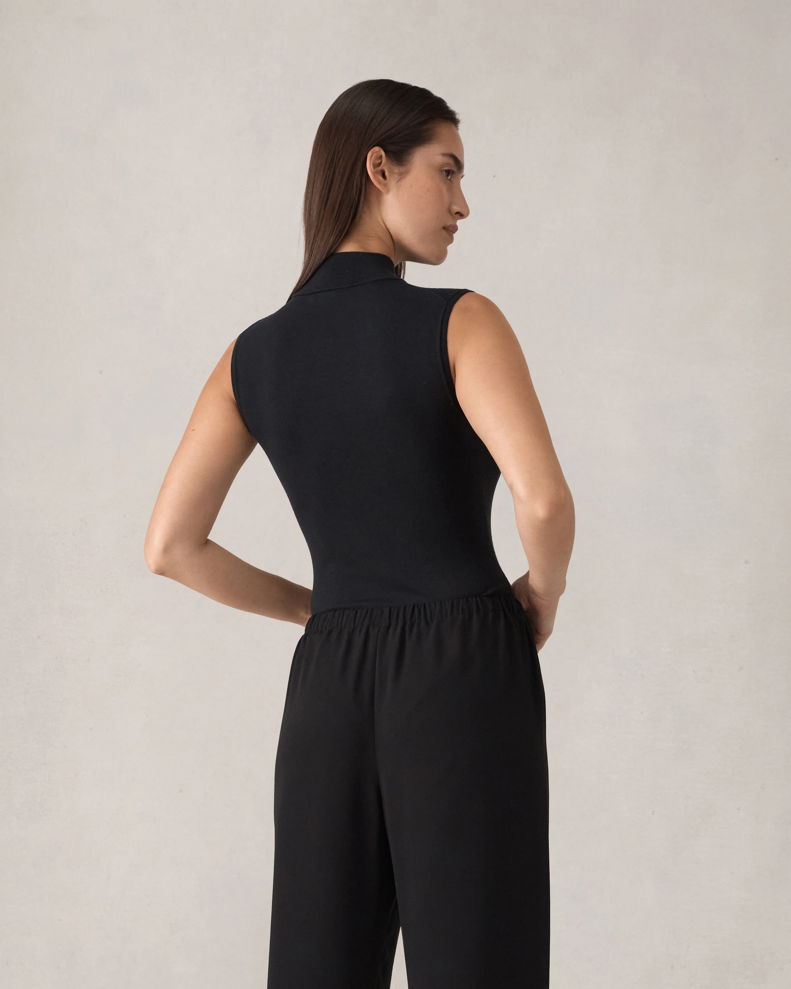 Esther Knit Body Suit - Black - Image 5