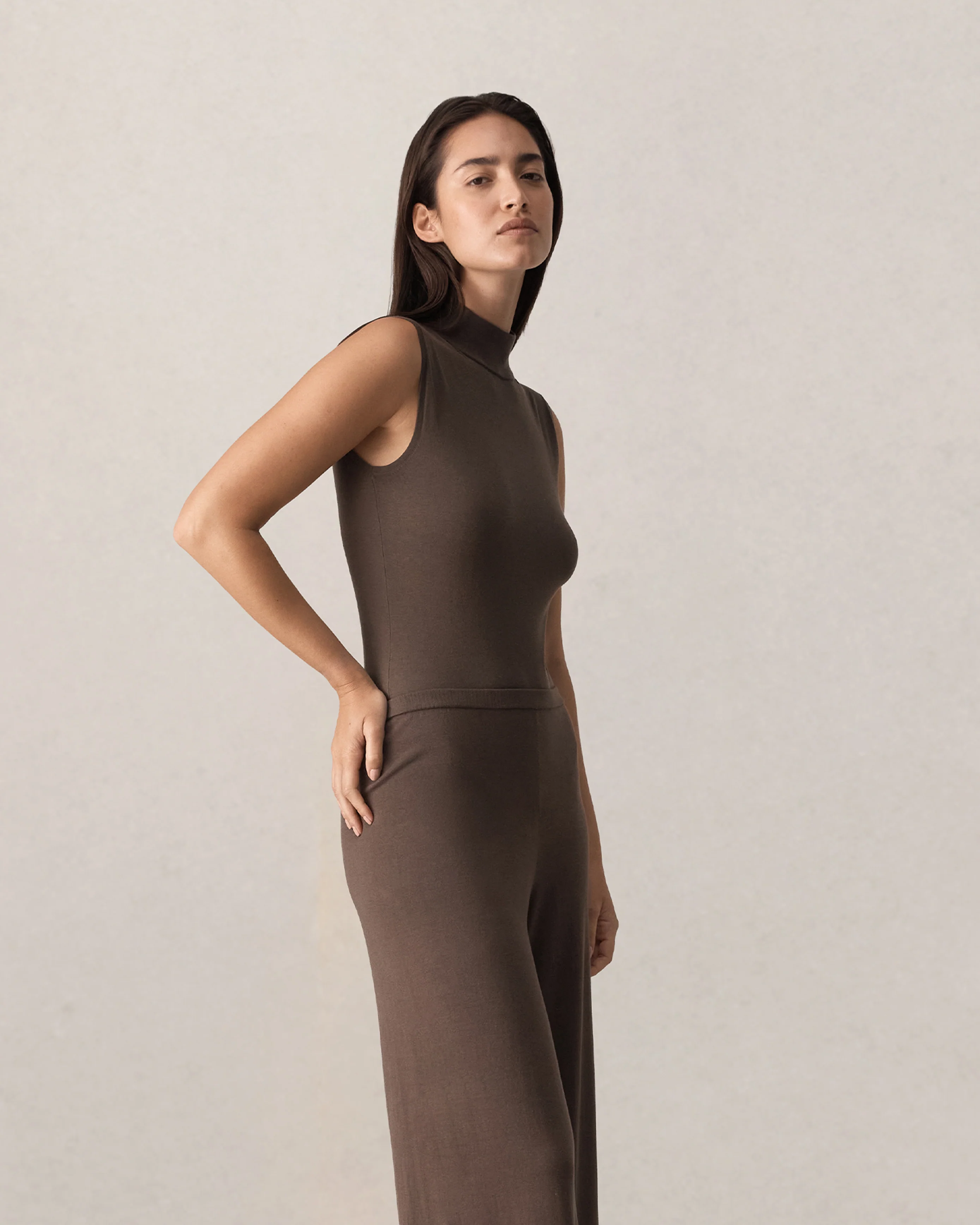 Esther Knit Body Suit - Moss - Image 7