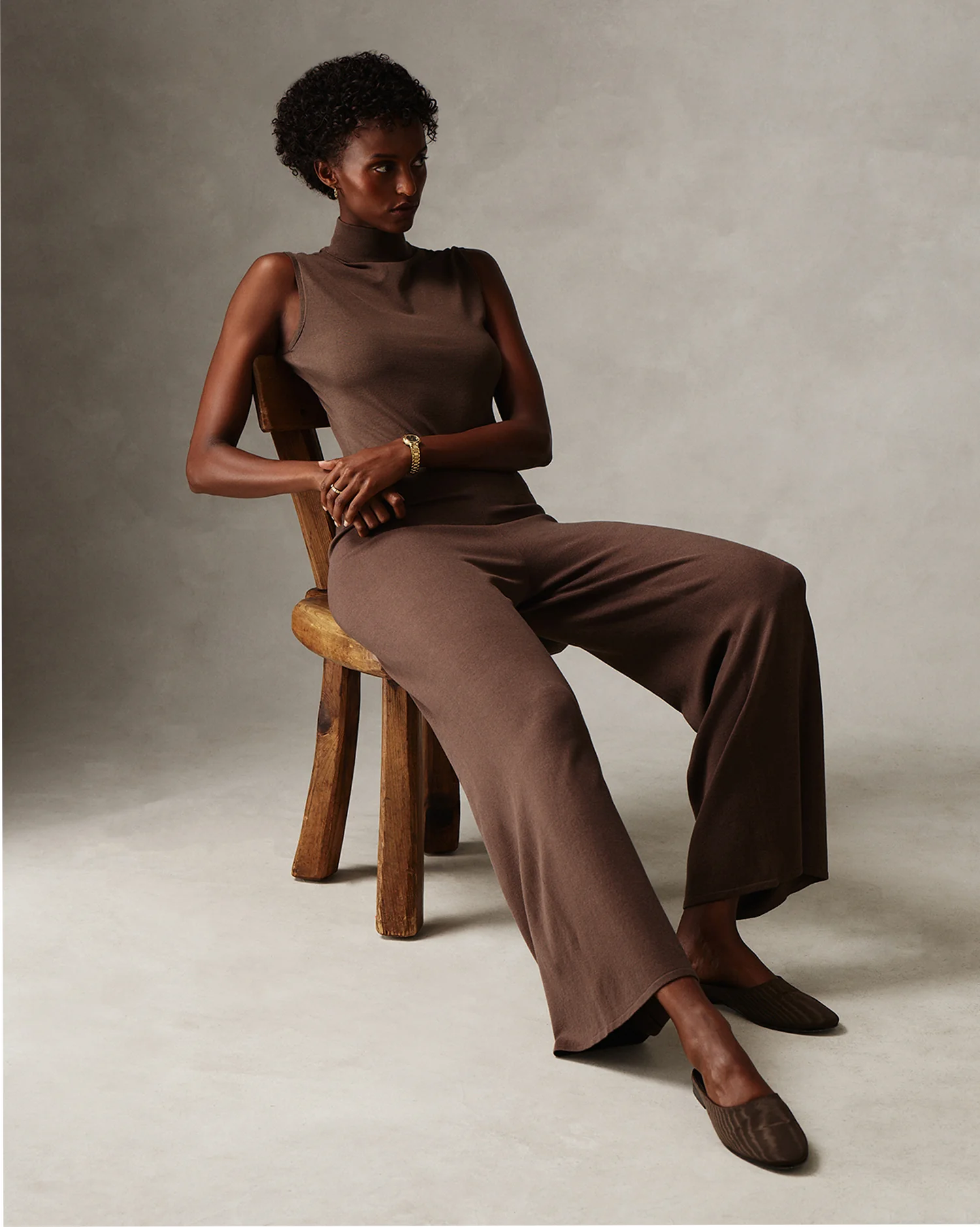 Esther Knit Pant - Moss - Image 8