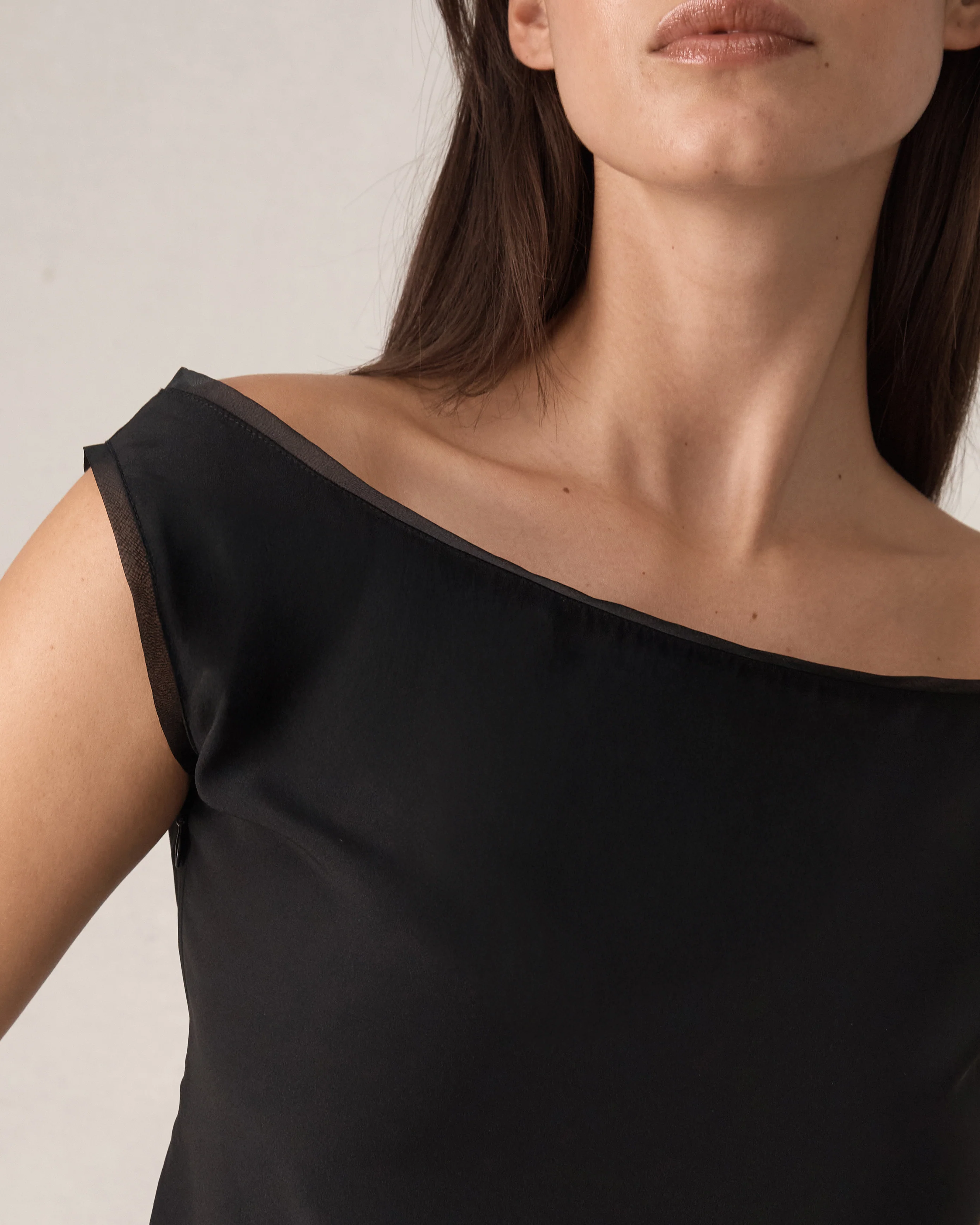 Faye Top - Black Silk - Image 4