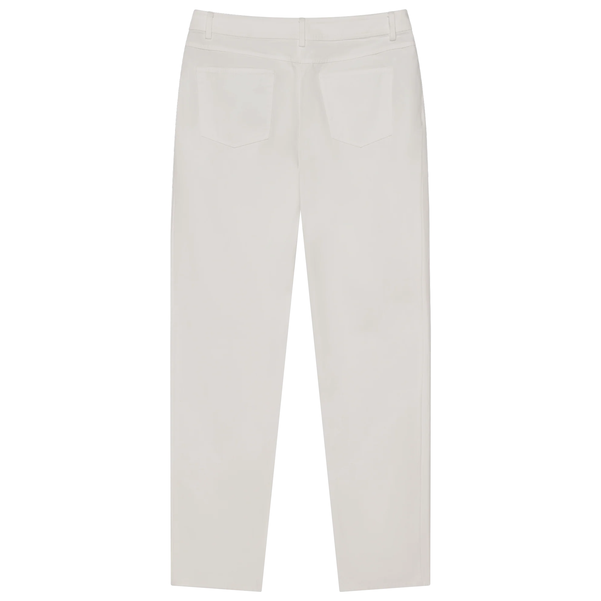 Five Pocket Canvas Trouser - White - Image 4