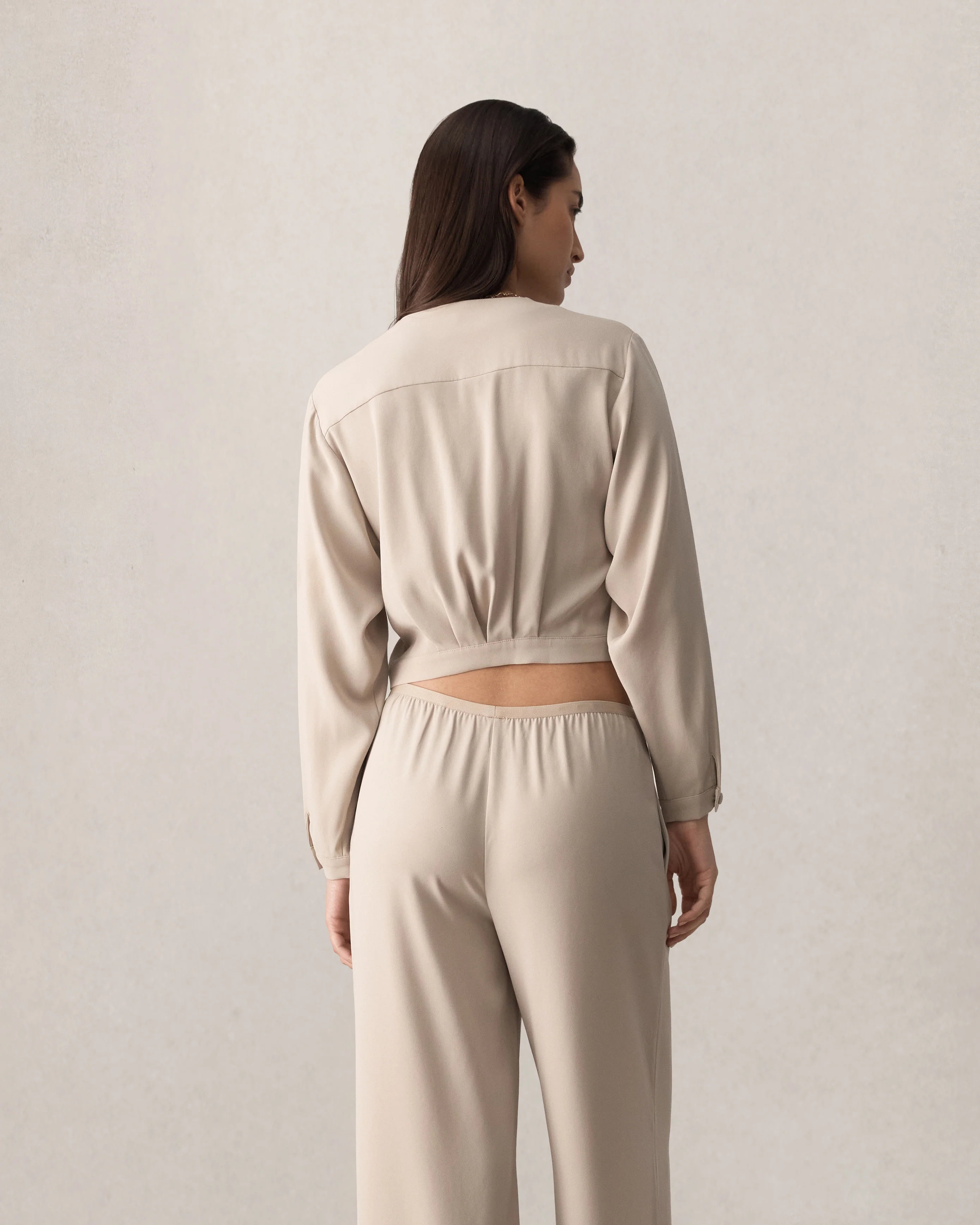 Florence Blouse - Greige - Image 6