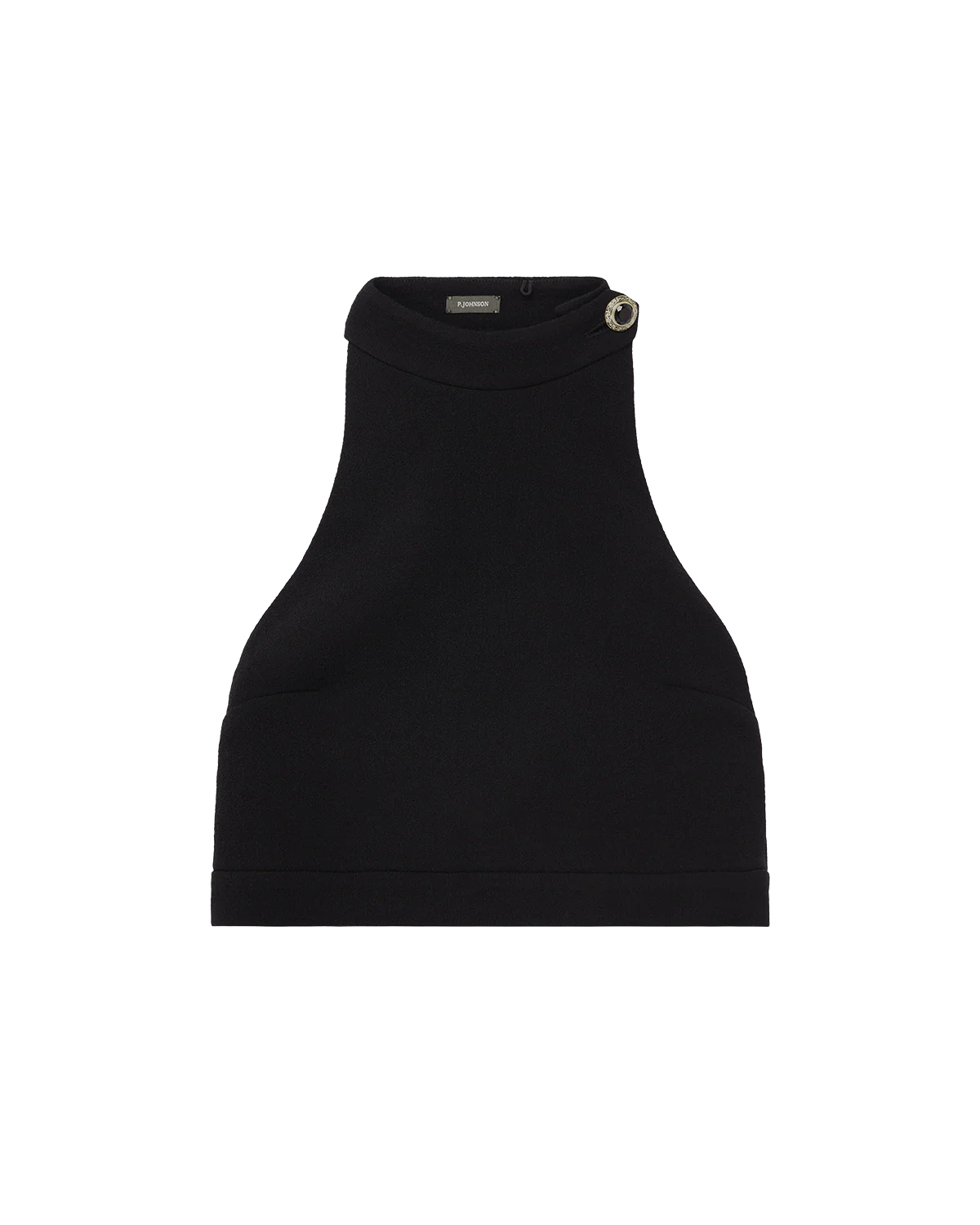Gabrielle Crop - Black Crepe - Image 5