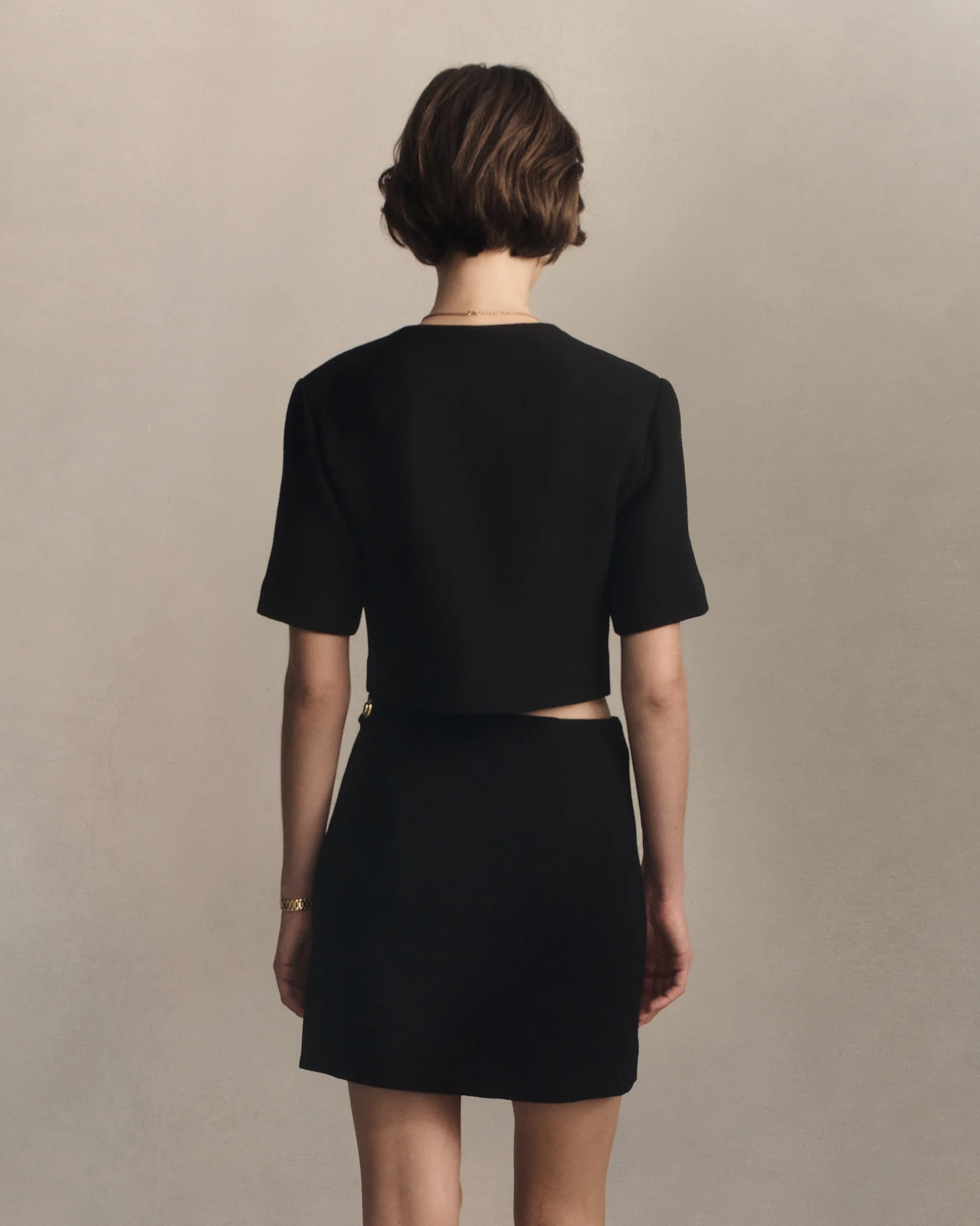 Gabrielle Jacket - Black Crepe - Image 4