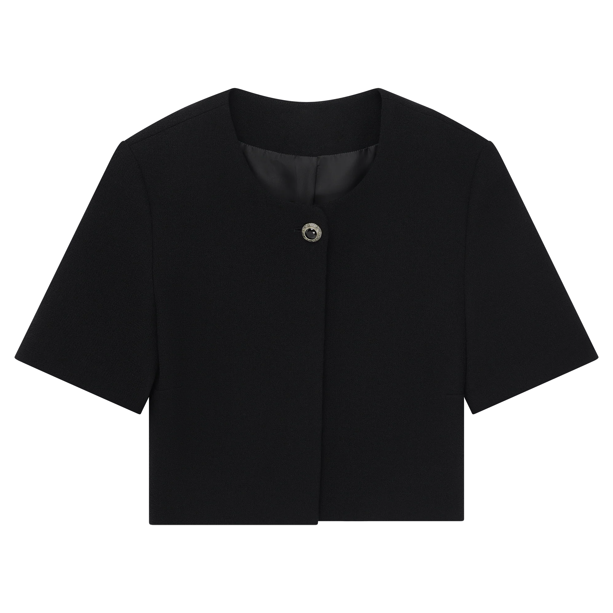 Gabrielle Jacket - Black Crepe - Image 6