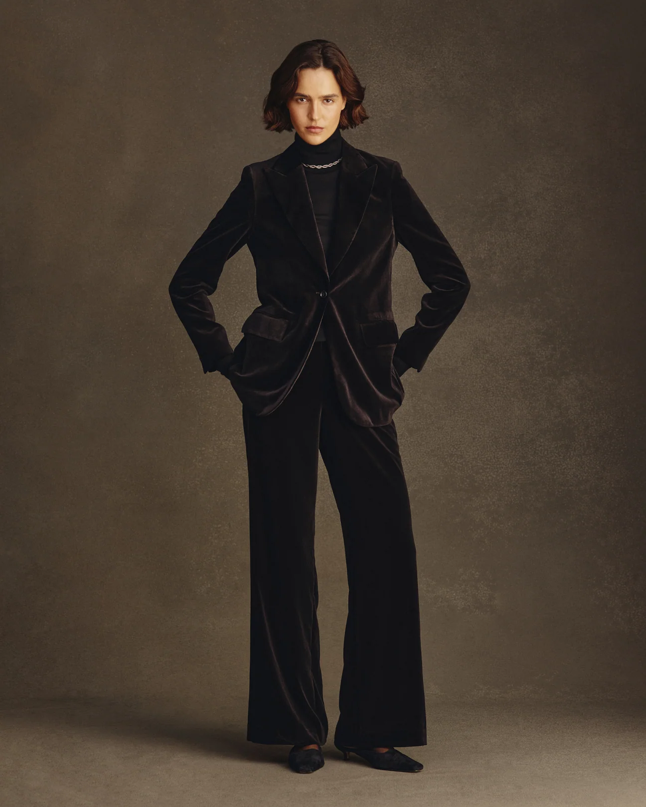 Georgia Blazer - Black Velvet - Image 10