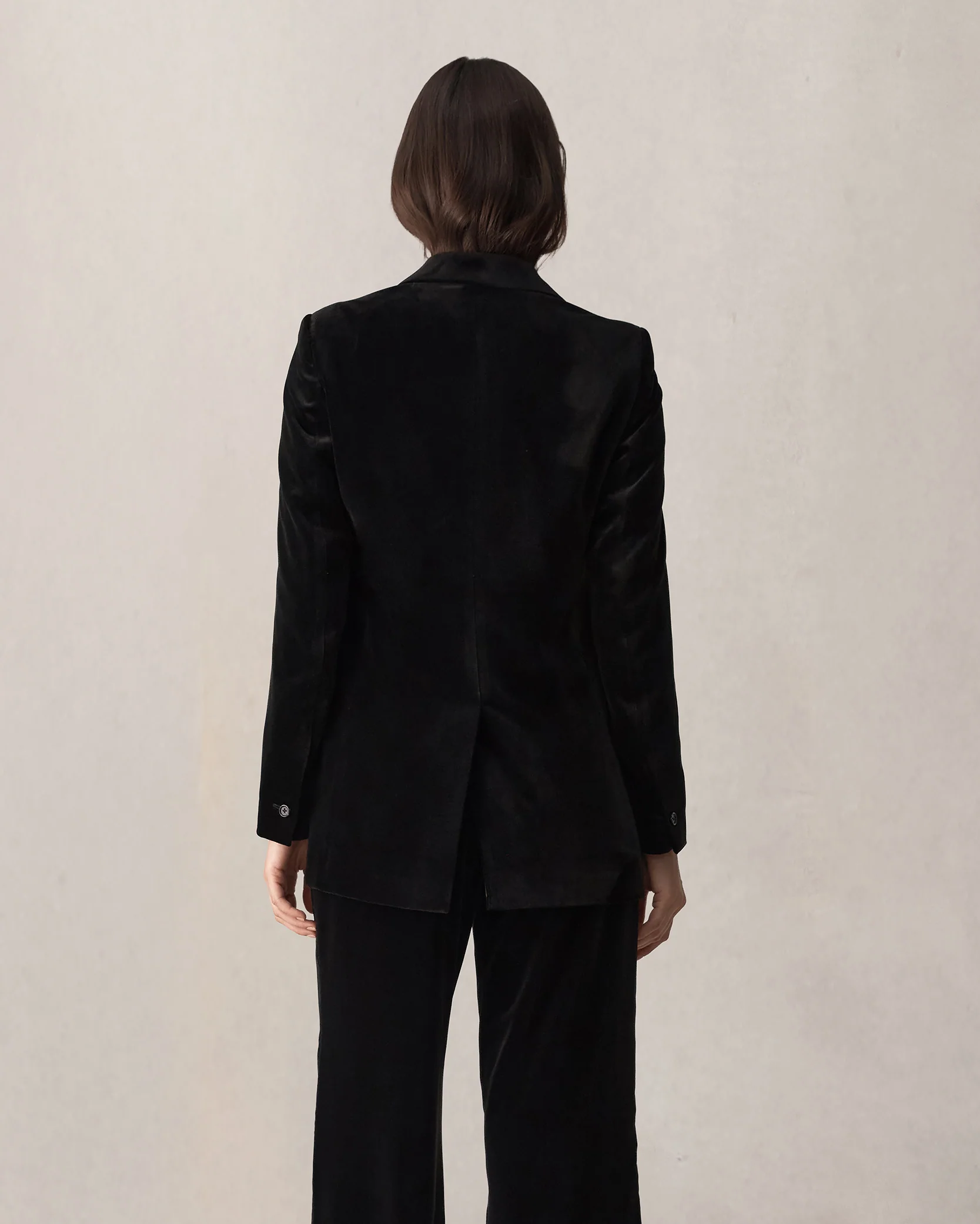 Georgia Blazer - Black Velvet - Image 6