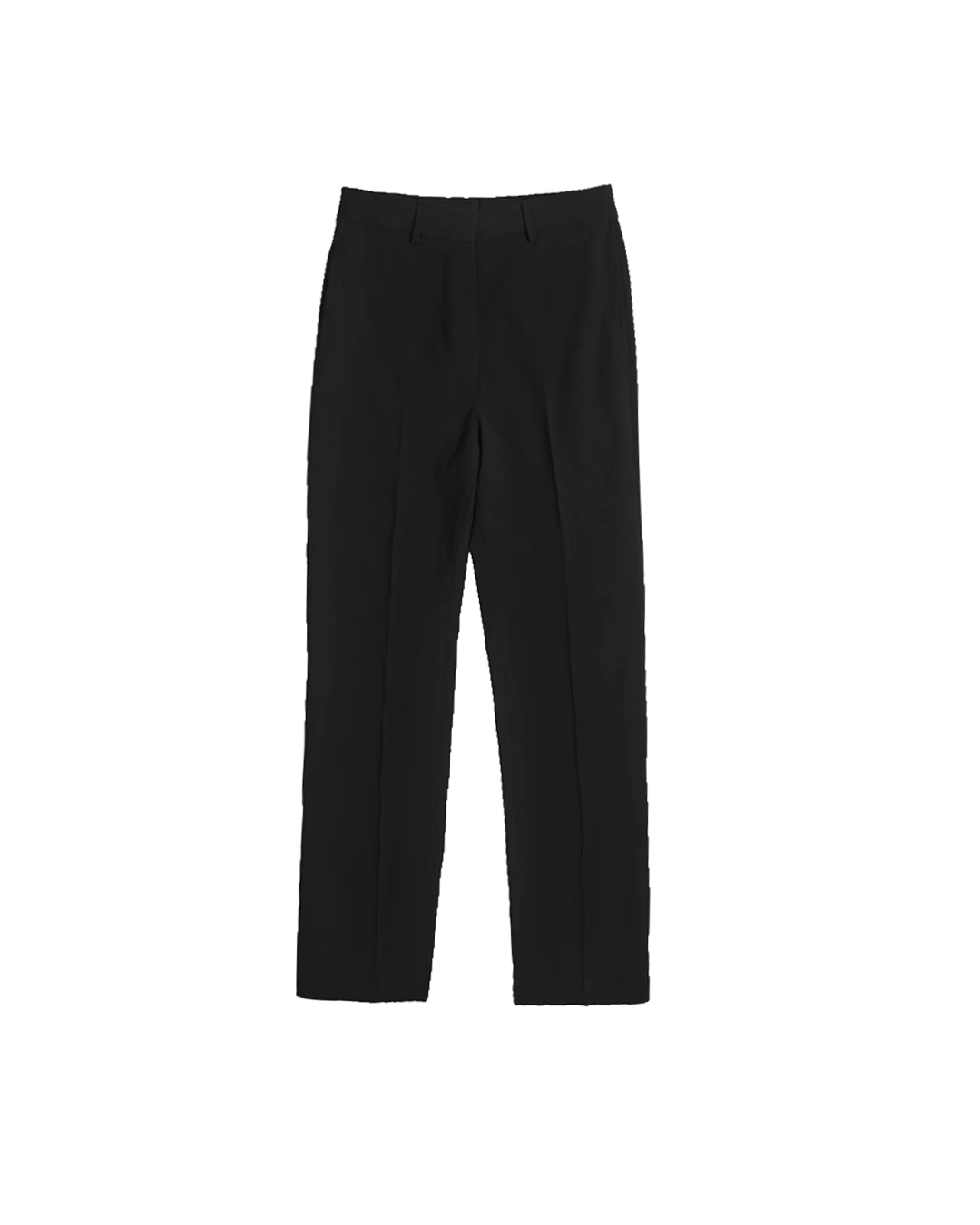 Georgia Straight Trouser - Black Wool Twill - Image 5