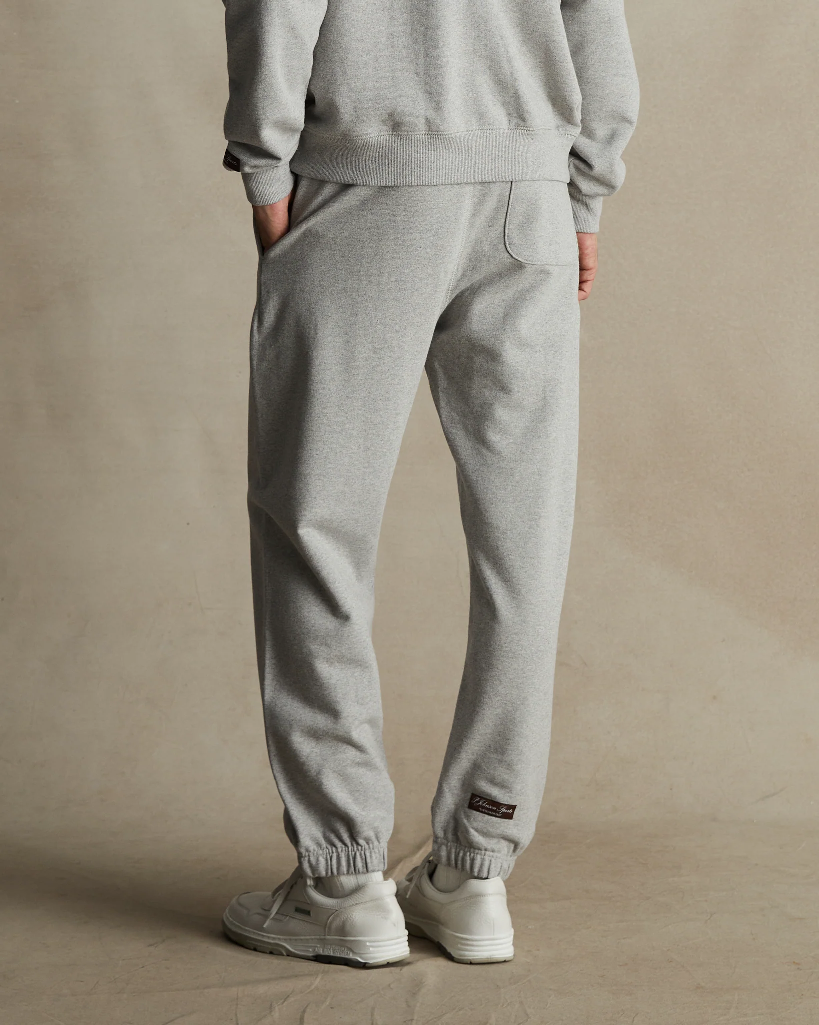 Grey Organic Cotton Track Pants - Image 3