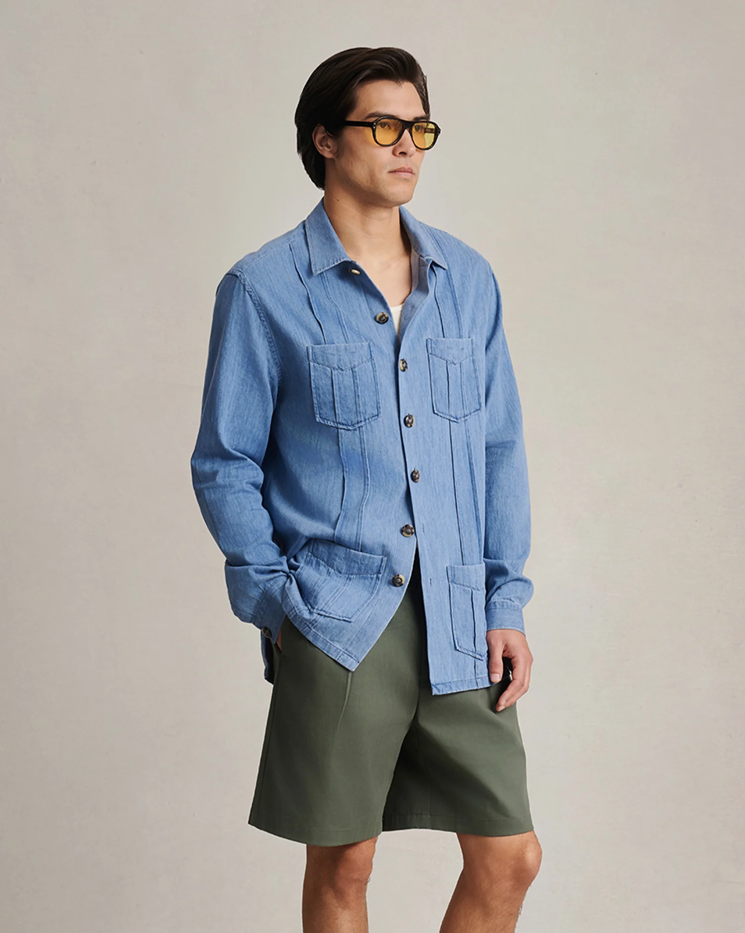 Havana Shirt - Light Denim - Image 4