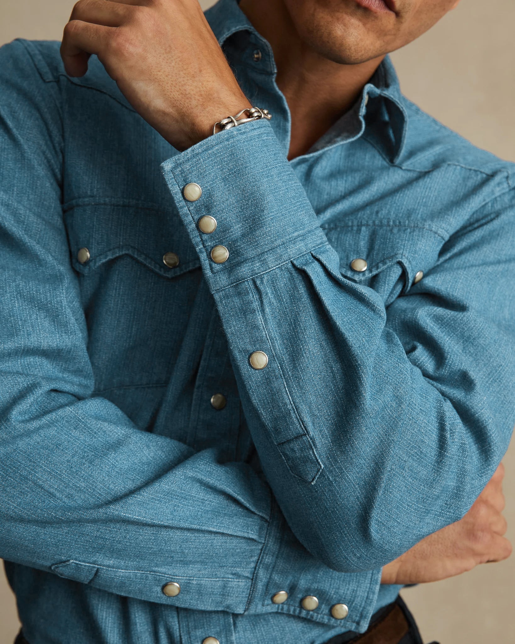 Western Shirt - Heavy Denim - Image 3