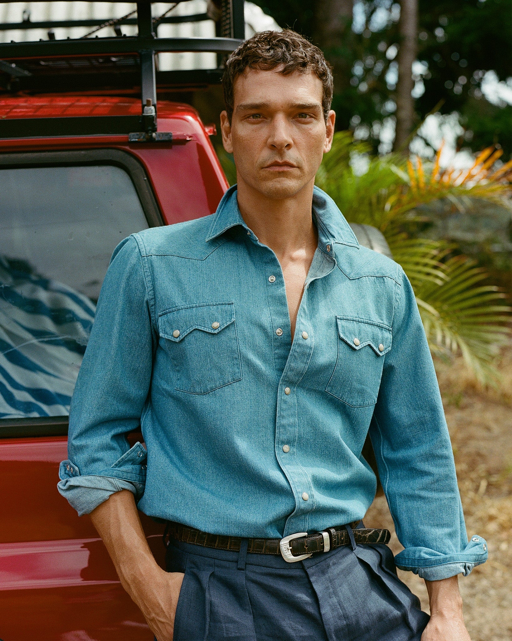 Western Shirt - Heavy Denim - Image 5