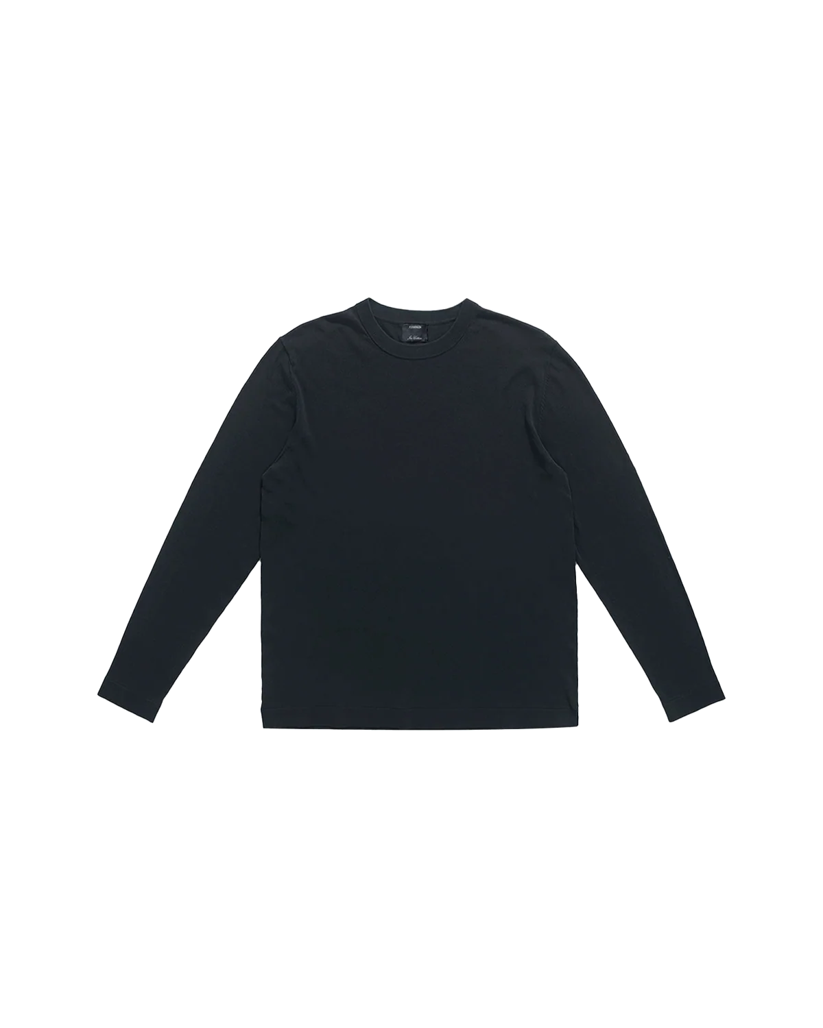 Ice Cotton Long Sleeve Top - Navy - Image 6