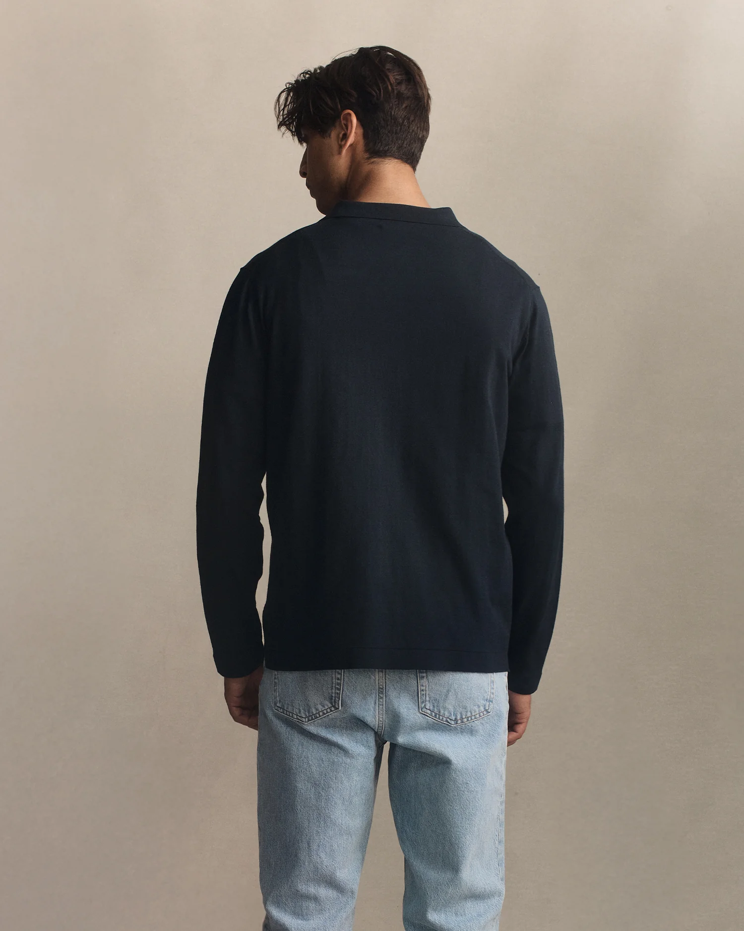 Ice Cotton Shirt  - Navy - Image 3
