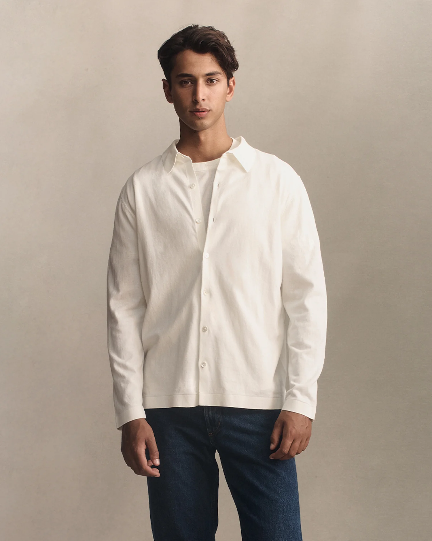 Ice Cotton Shirt  - Off White - Image 3
