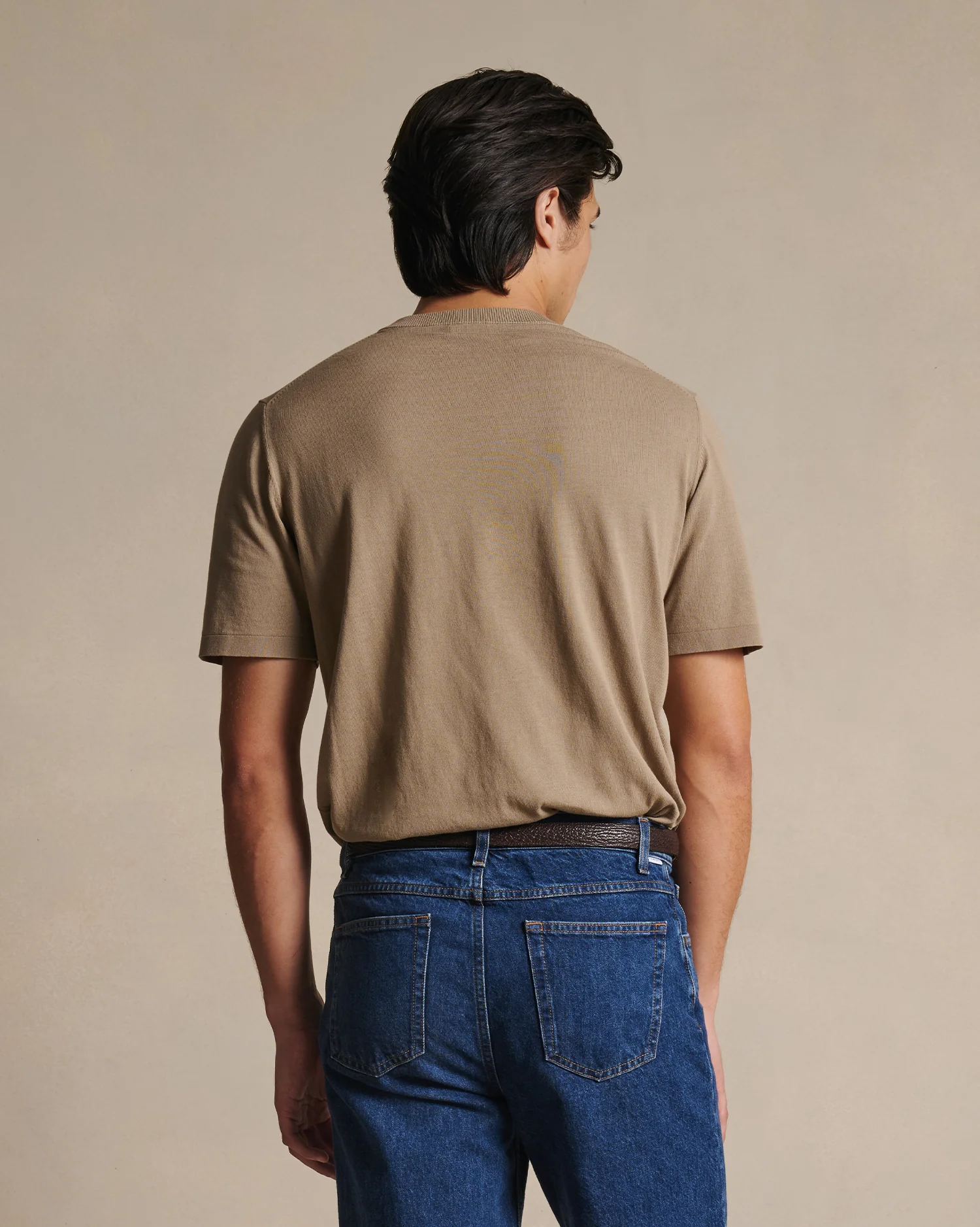 Ice Cotton Tee - Taupe - Image 3
