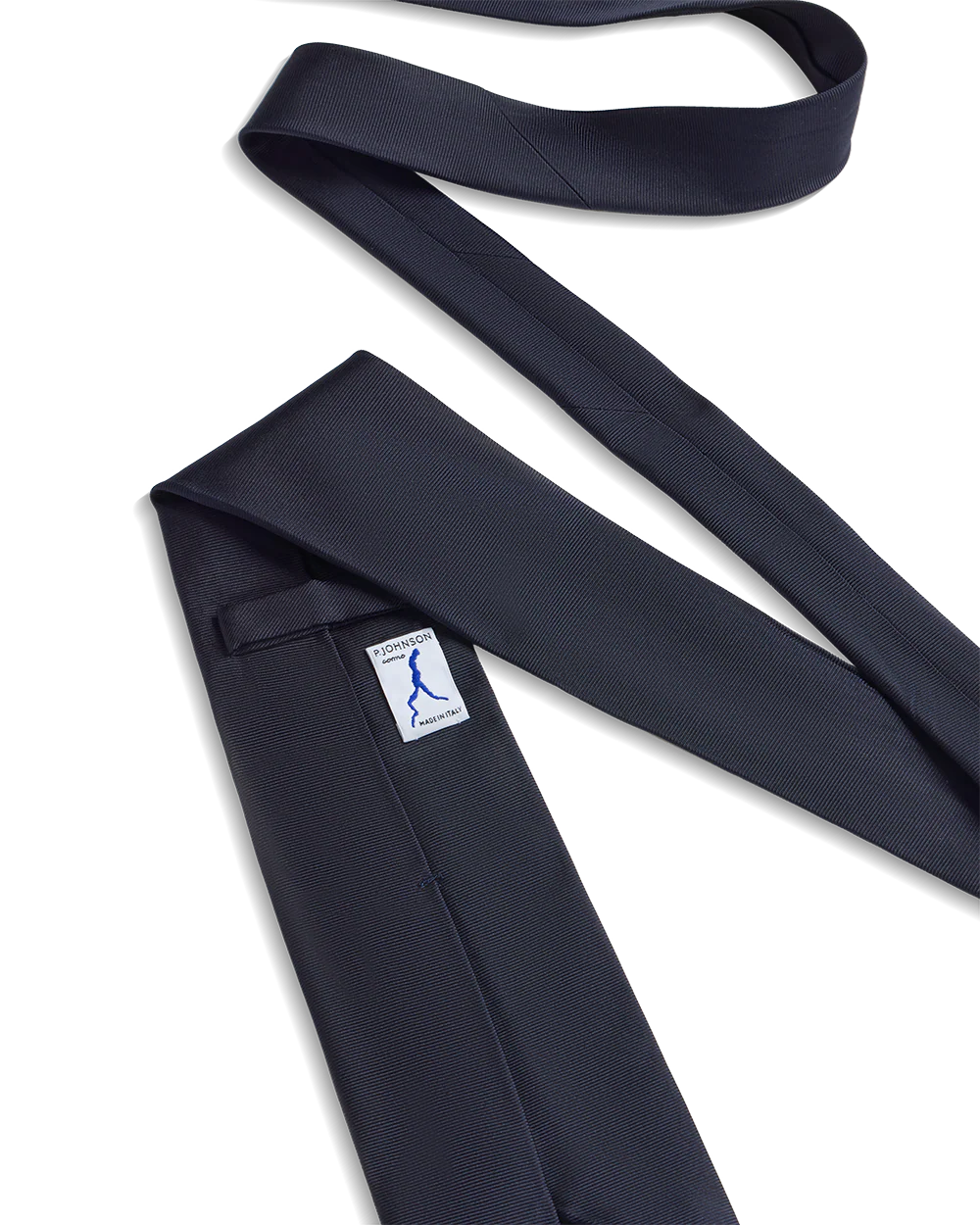Navy Silk Tie - Image 3