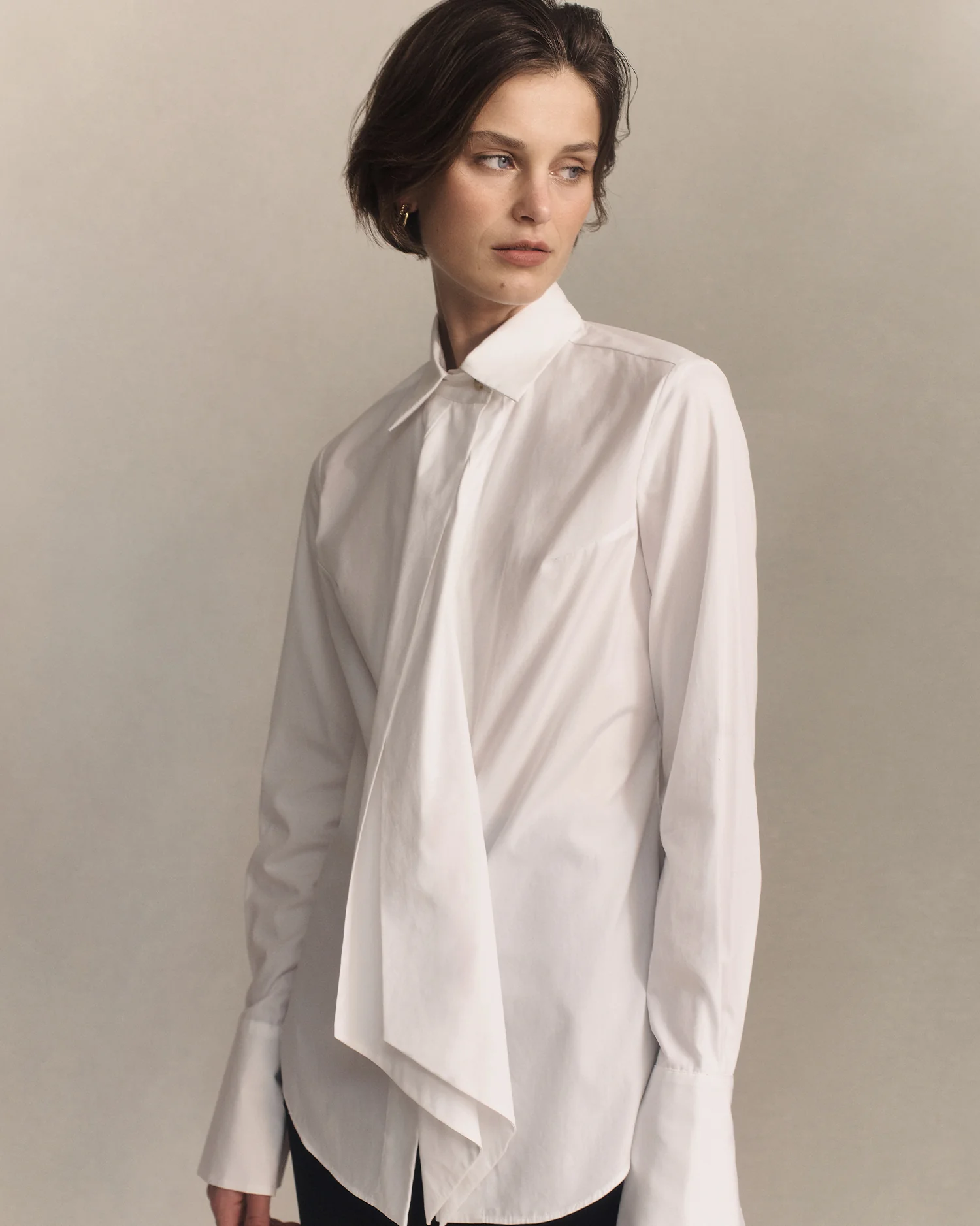 Isabel Shirt - White Poplin - Image 3