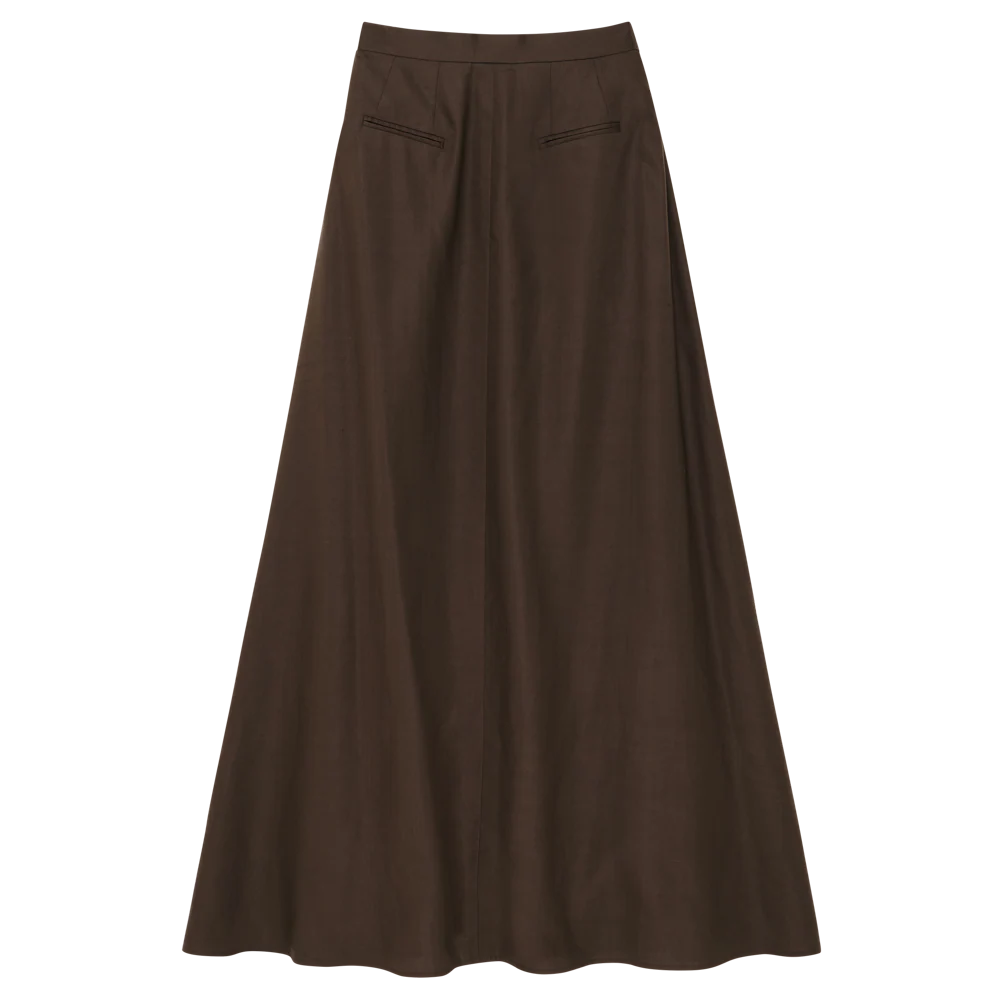Kahlo Skirt - Chocolate Dupioni - Image 8